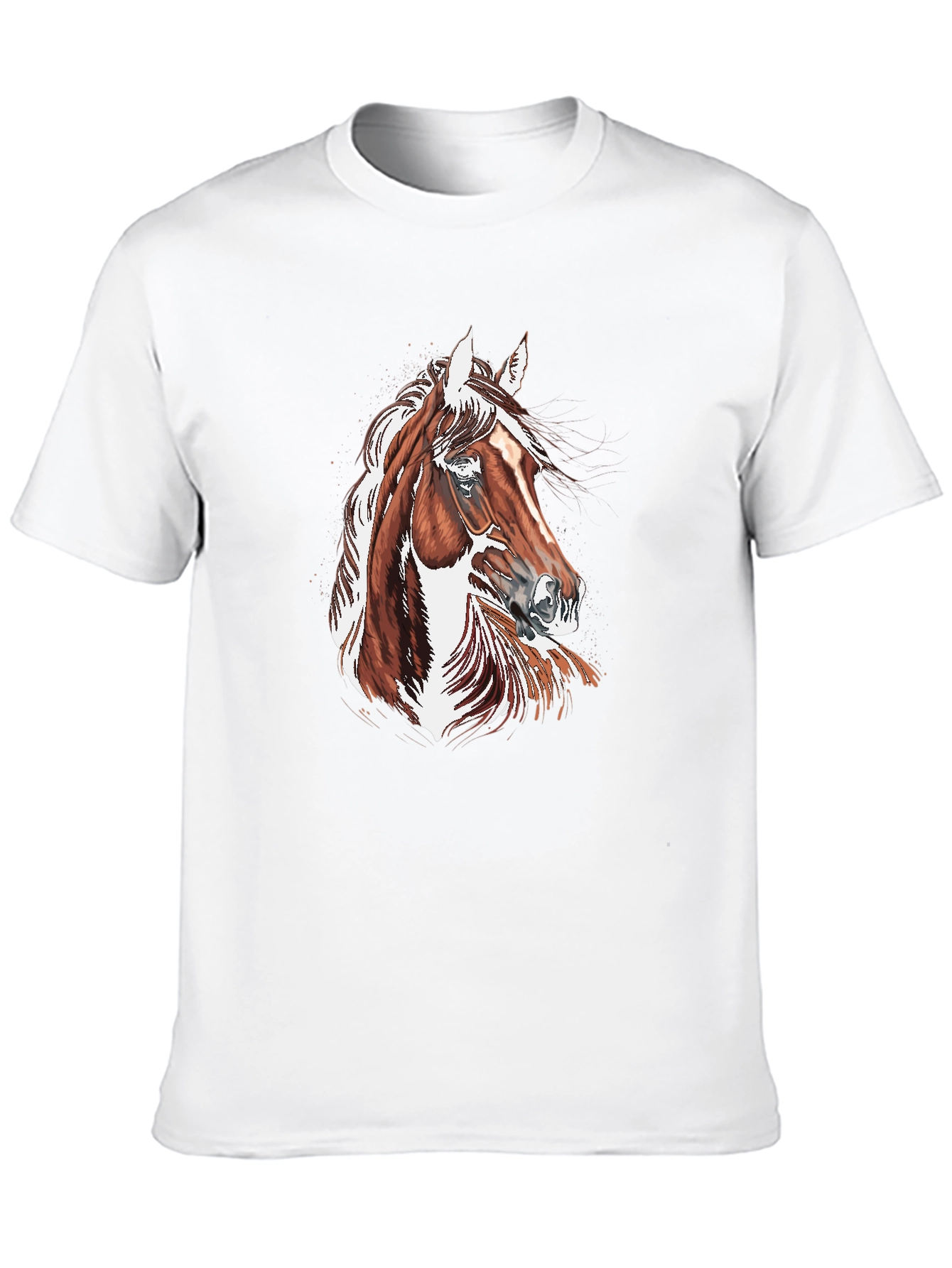 Horse Graphic Black T-Shirt