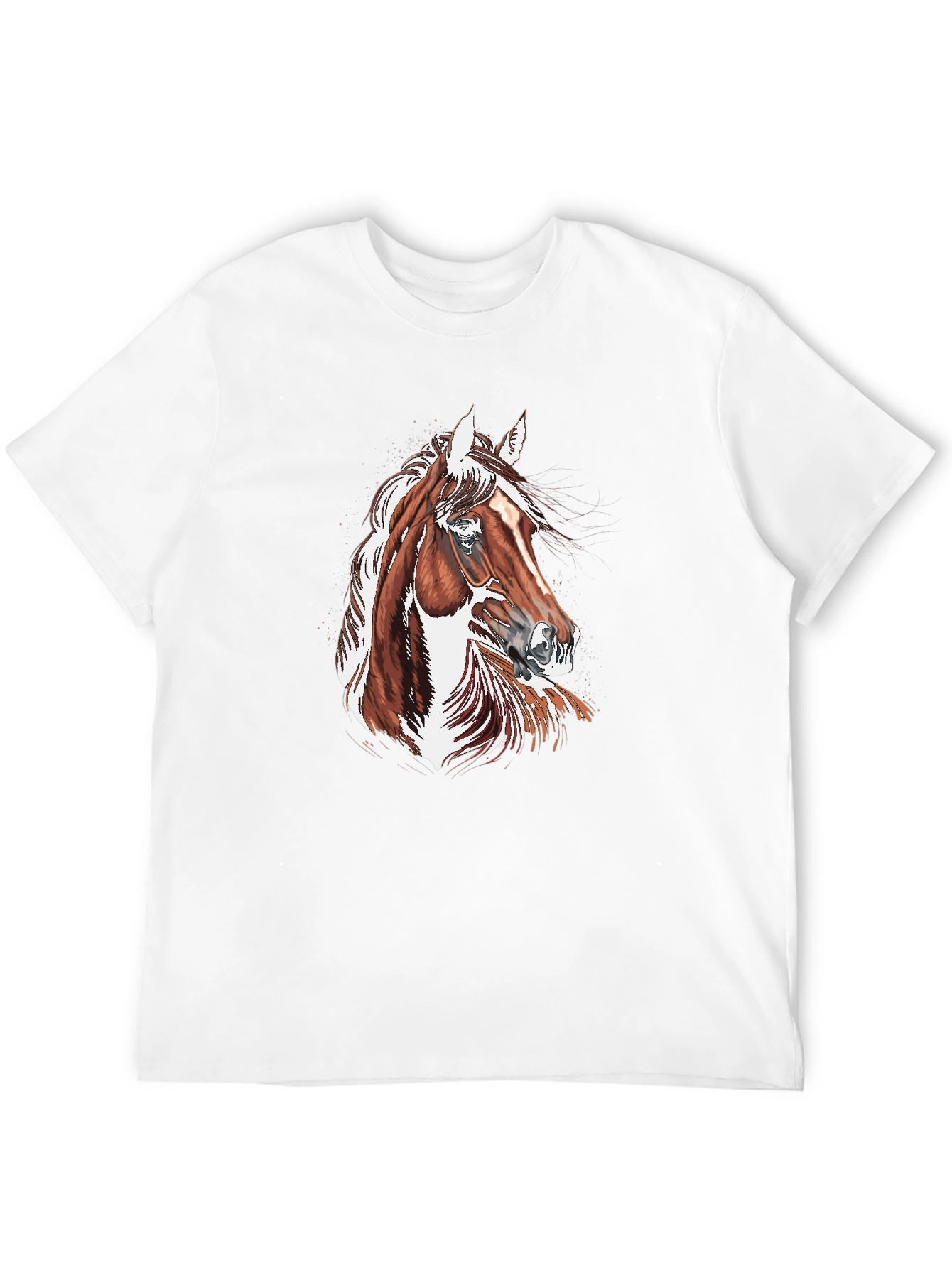 Horse Graphic Black T-Shirt
