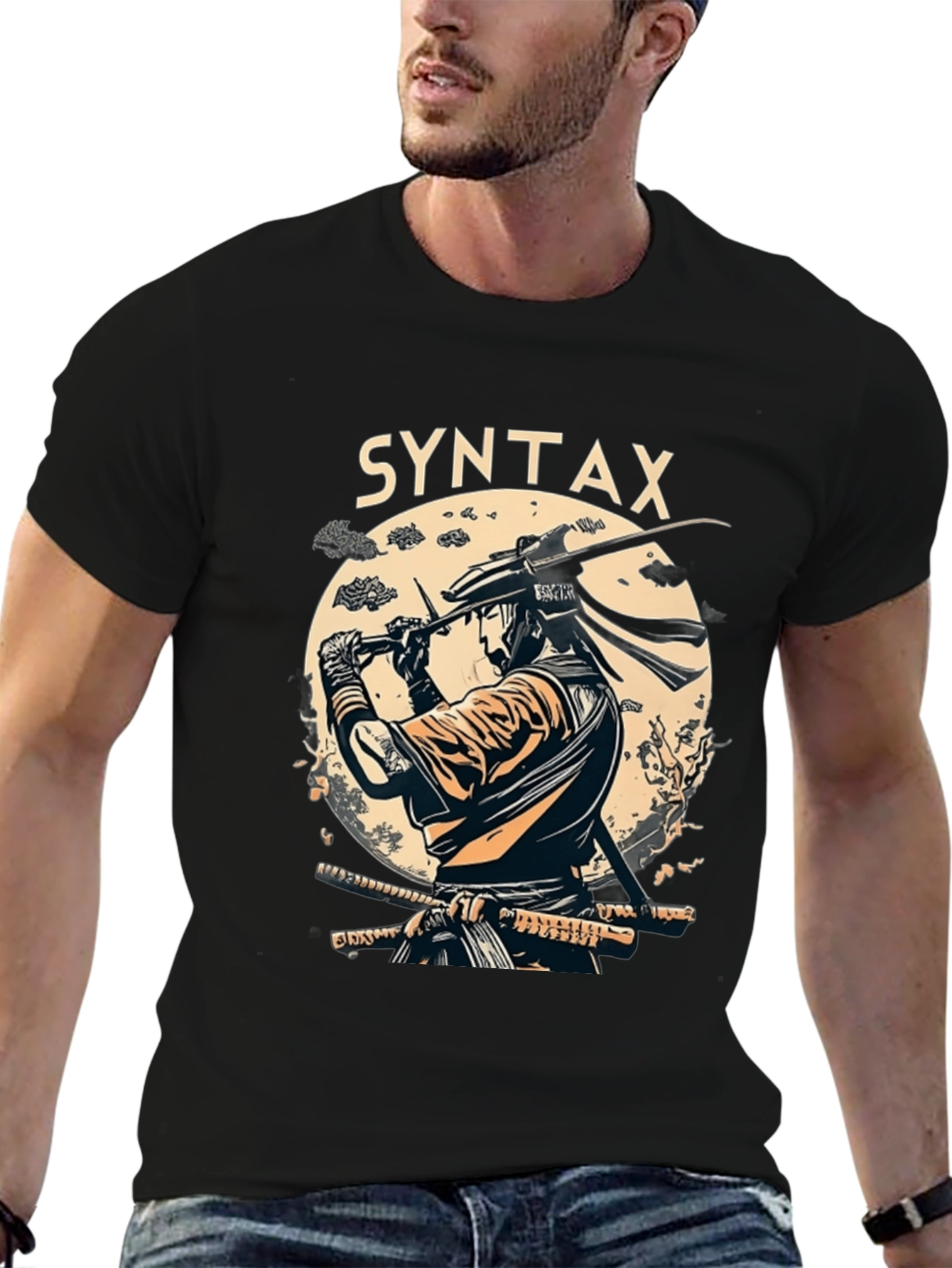 Syntax Samurai Graphic Tee - Ninja Warrior Design