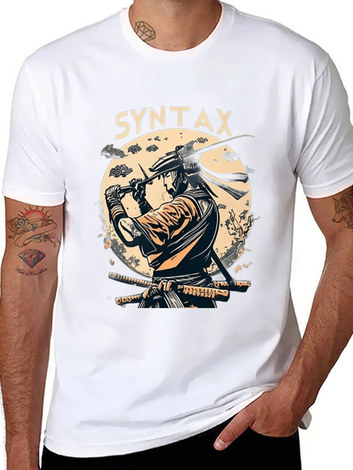 Syntax Samurai Graphic Tee - Ninja Warrior Design