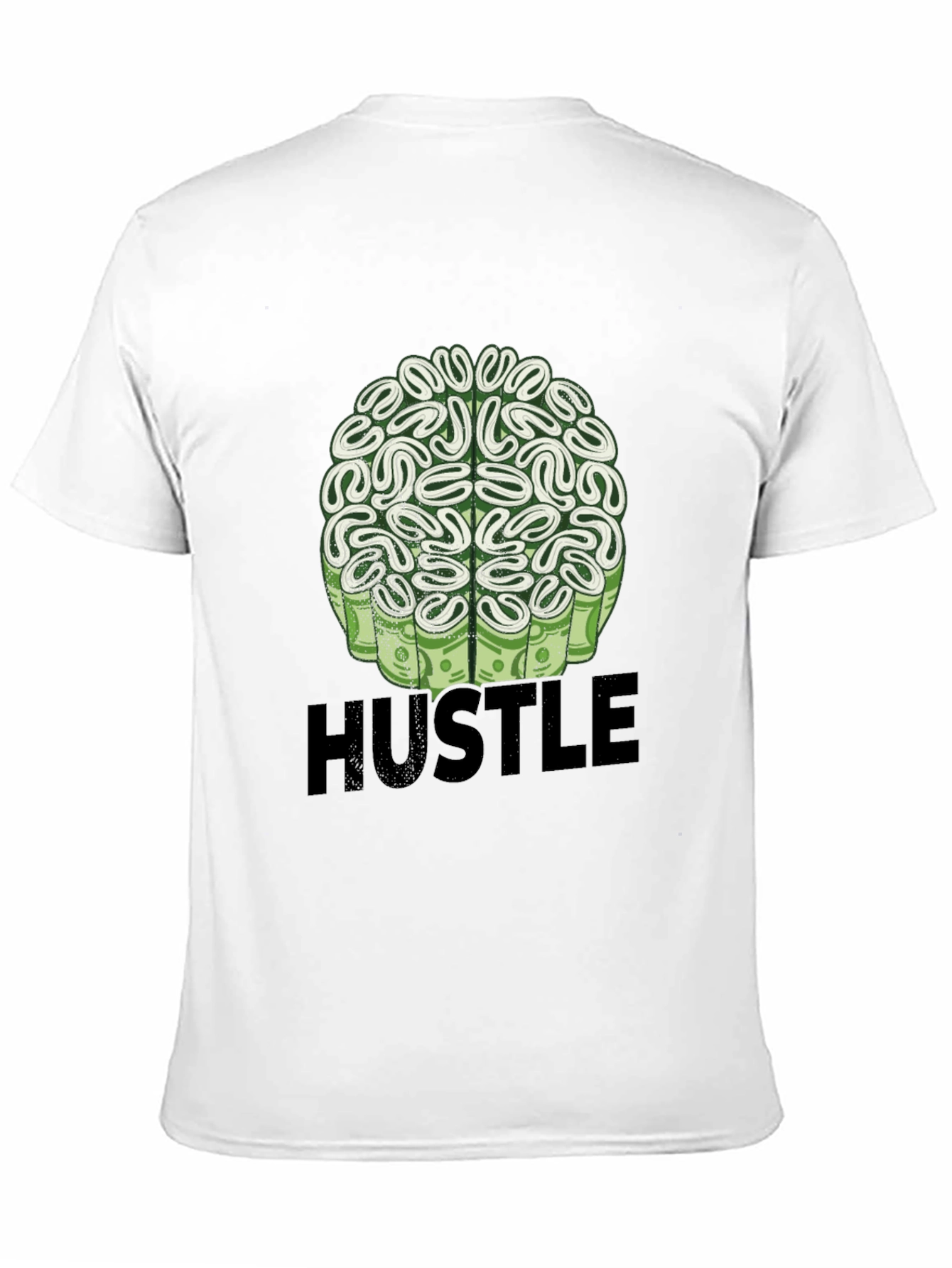 Hustle Brain Black T-Shirt - Money on My Mind