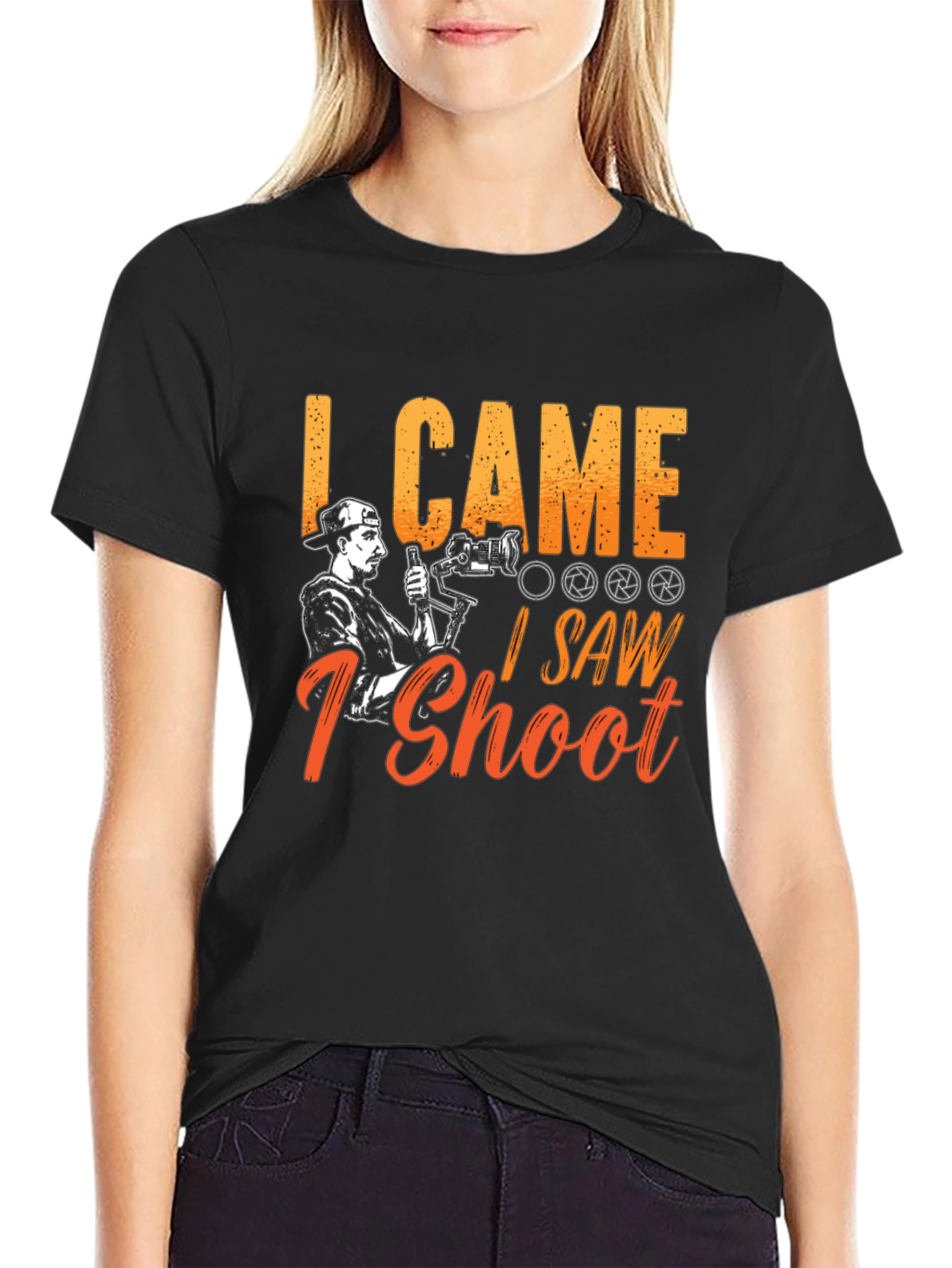 I Came I Saw I Shoot Photography T-Shirt