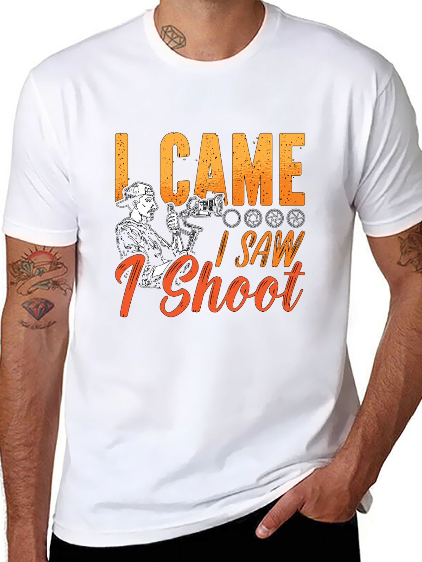I Came I Saw I Shoot Photography T-Shirt
