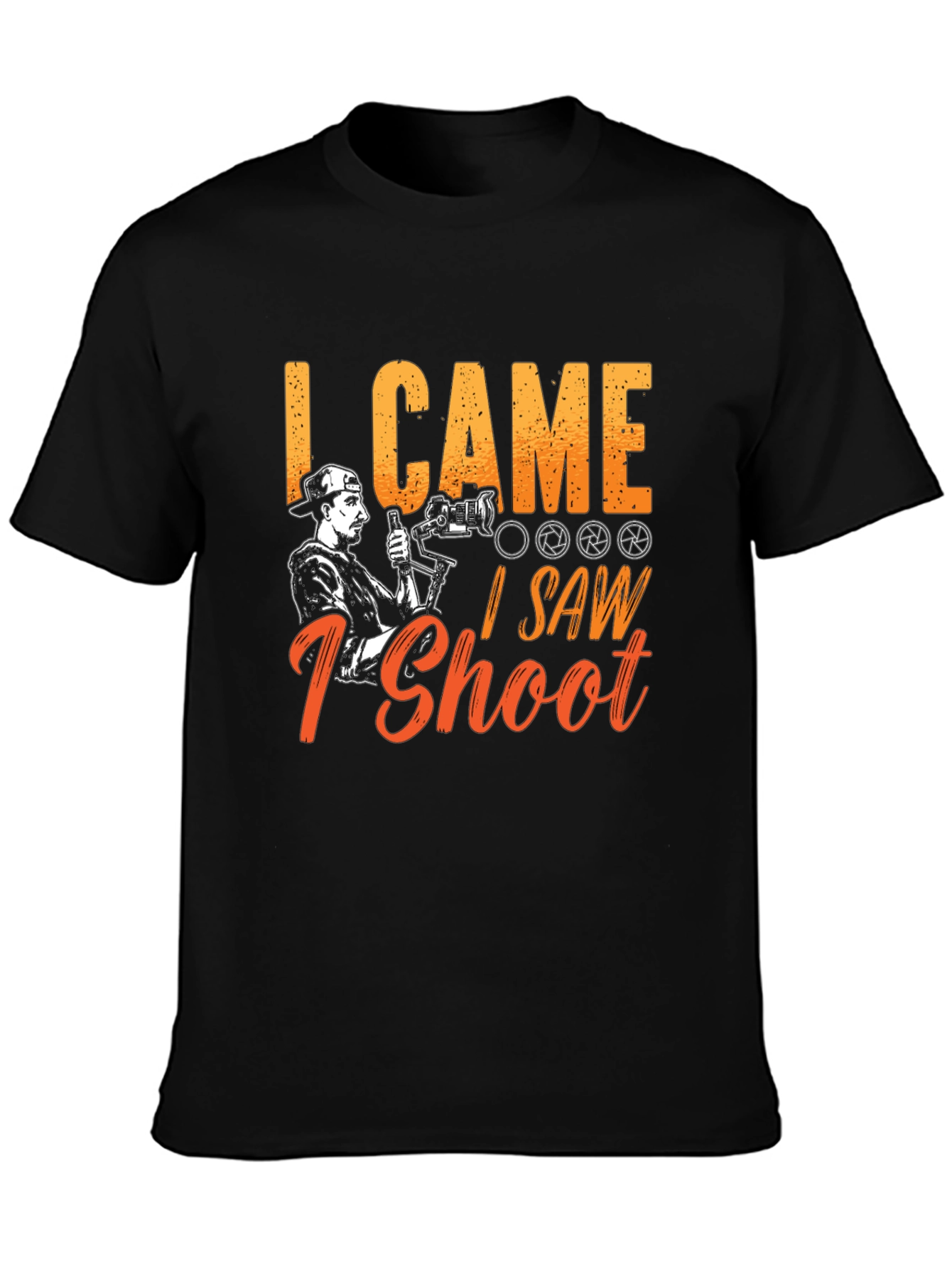 I Came I Saw I Shoot Photography T-Shirt