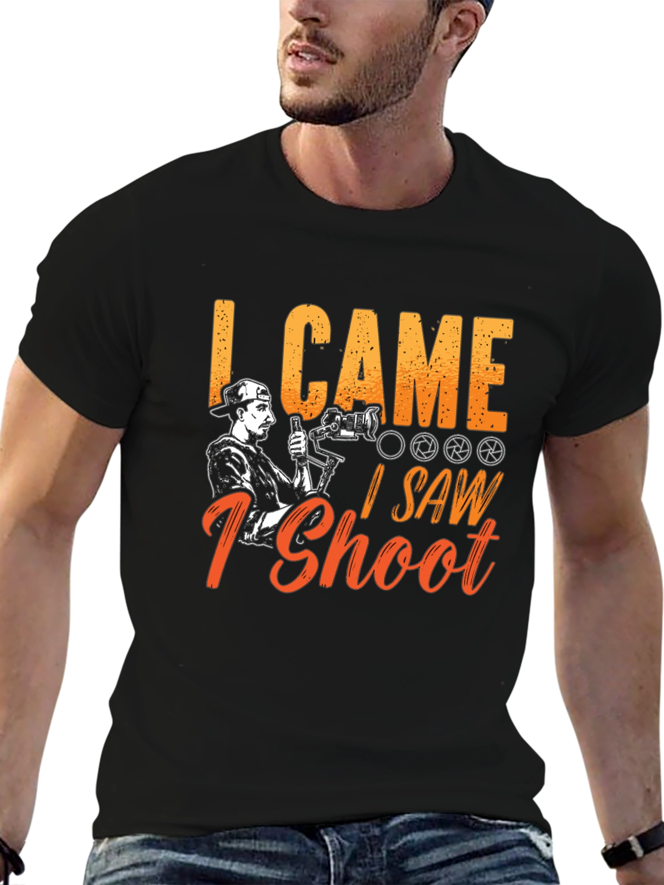 I Came I Saw I Shoot Photography T-Shirt