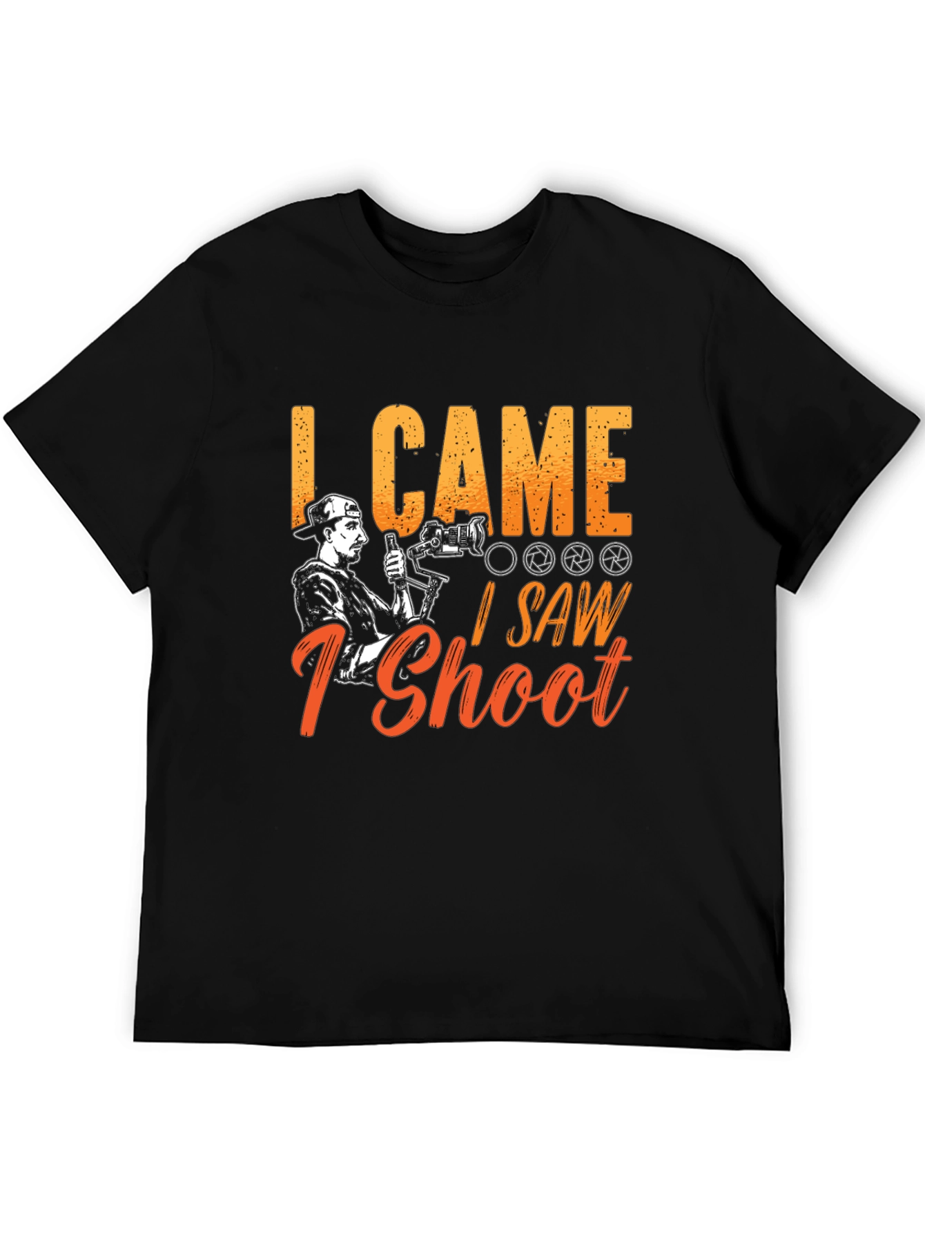 I Came I Saw I Shoot Photography T-Shirt
