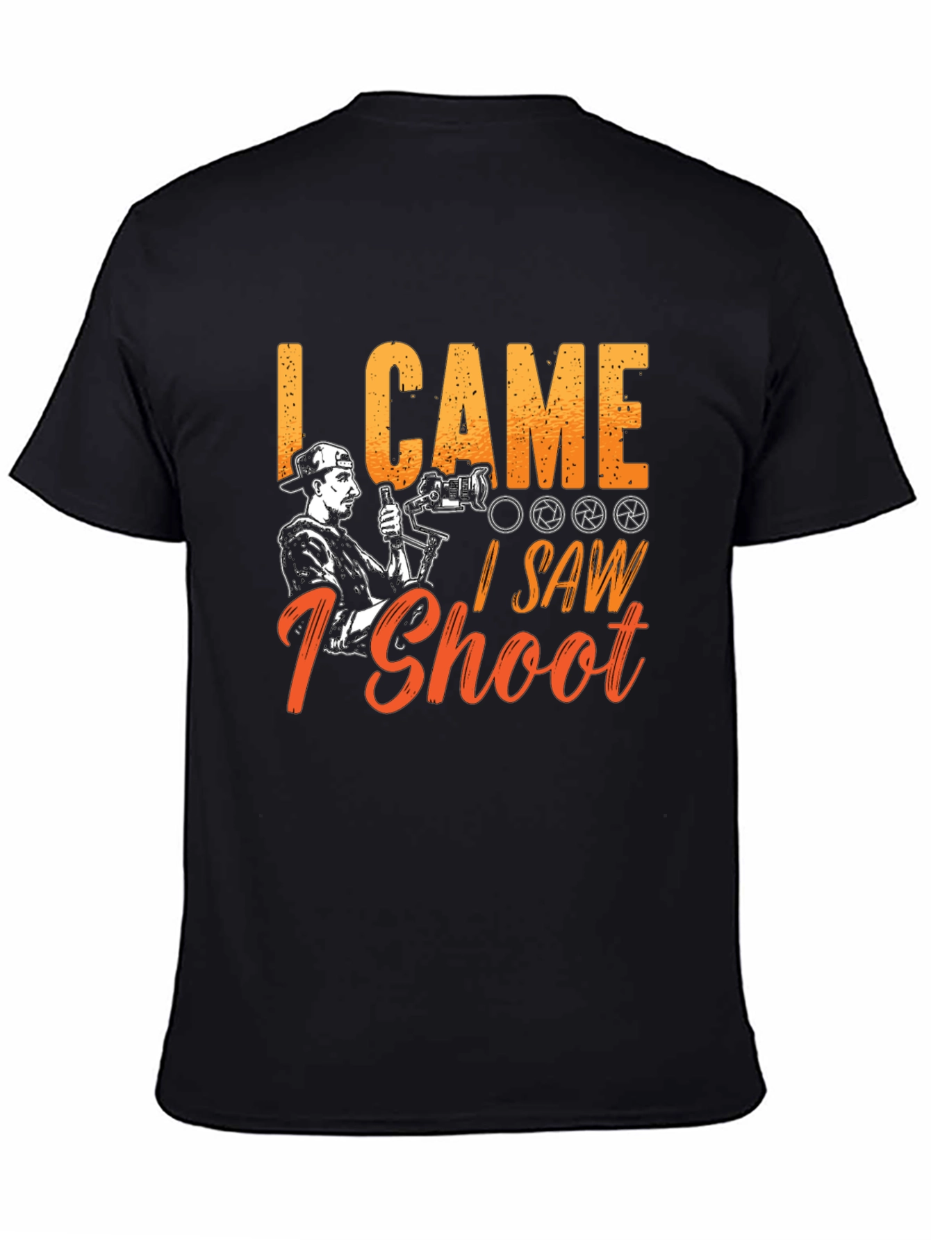 I Came I Saw I Shoot Photography T-Shirt