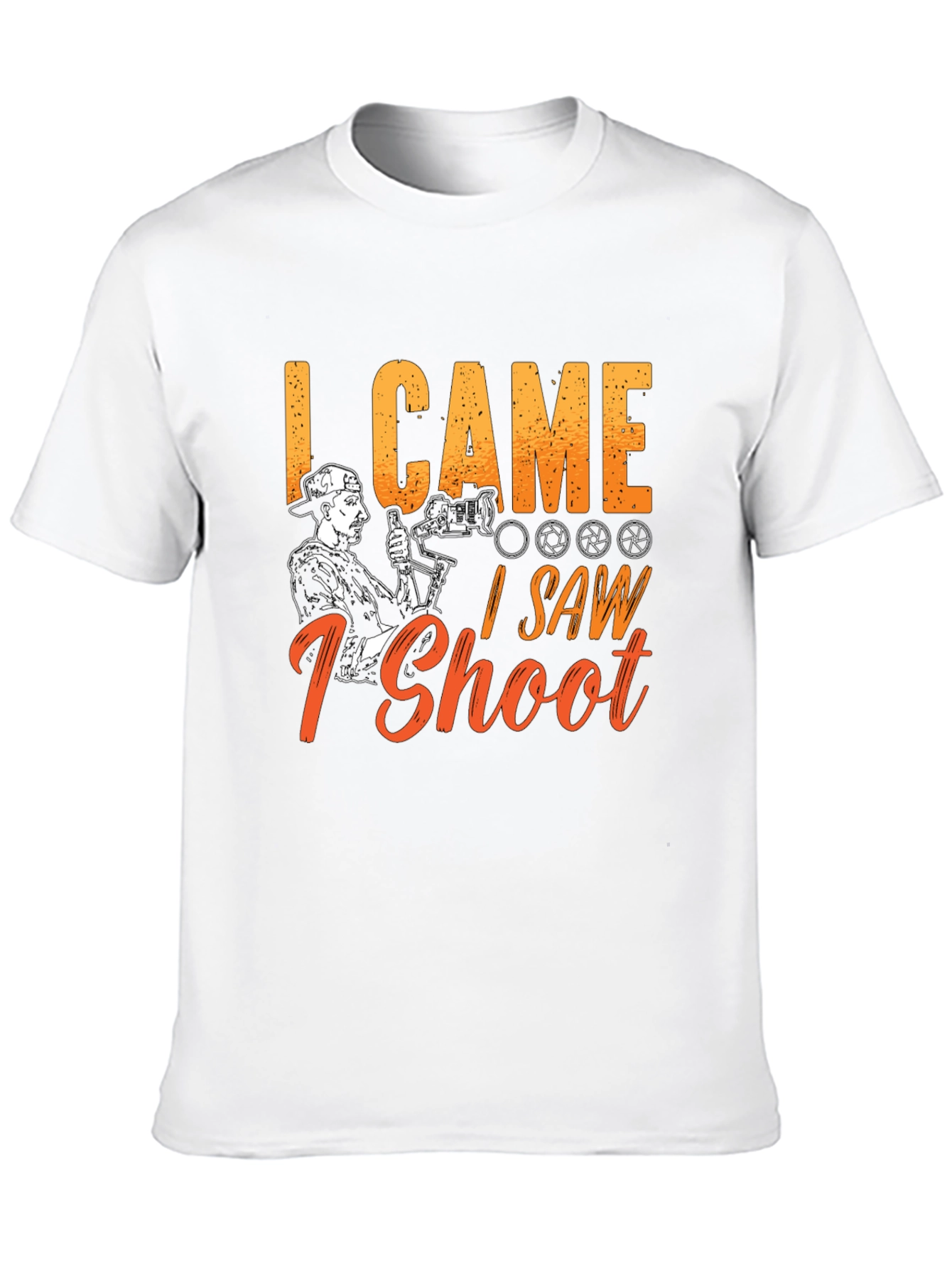 I Came I Saw I Shoot Photography T-Shirt