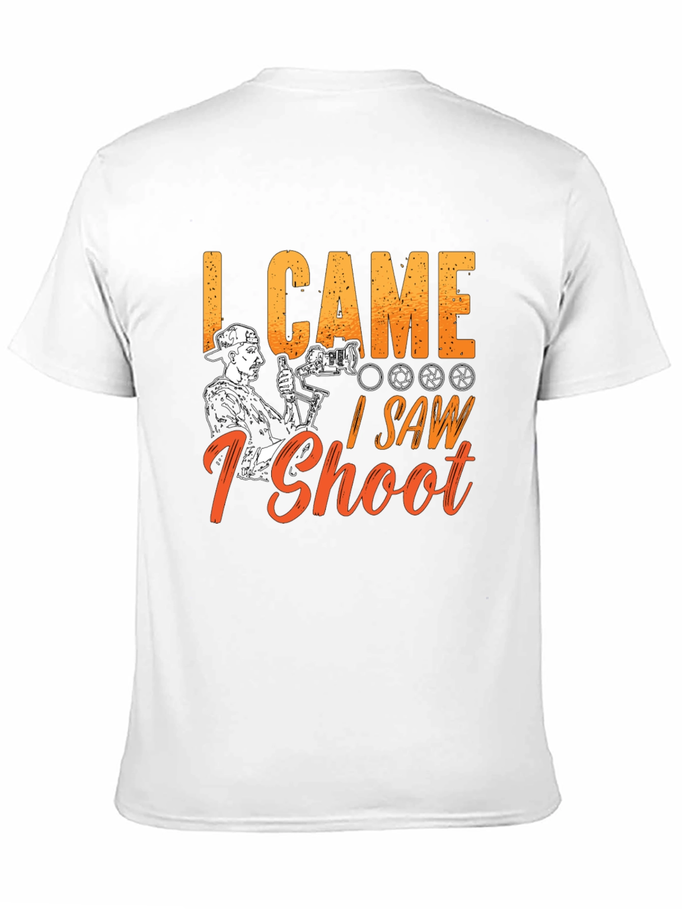 I Came I Saw I Shoot Photography T-Shirt