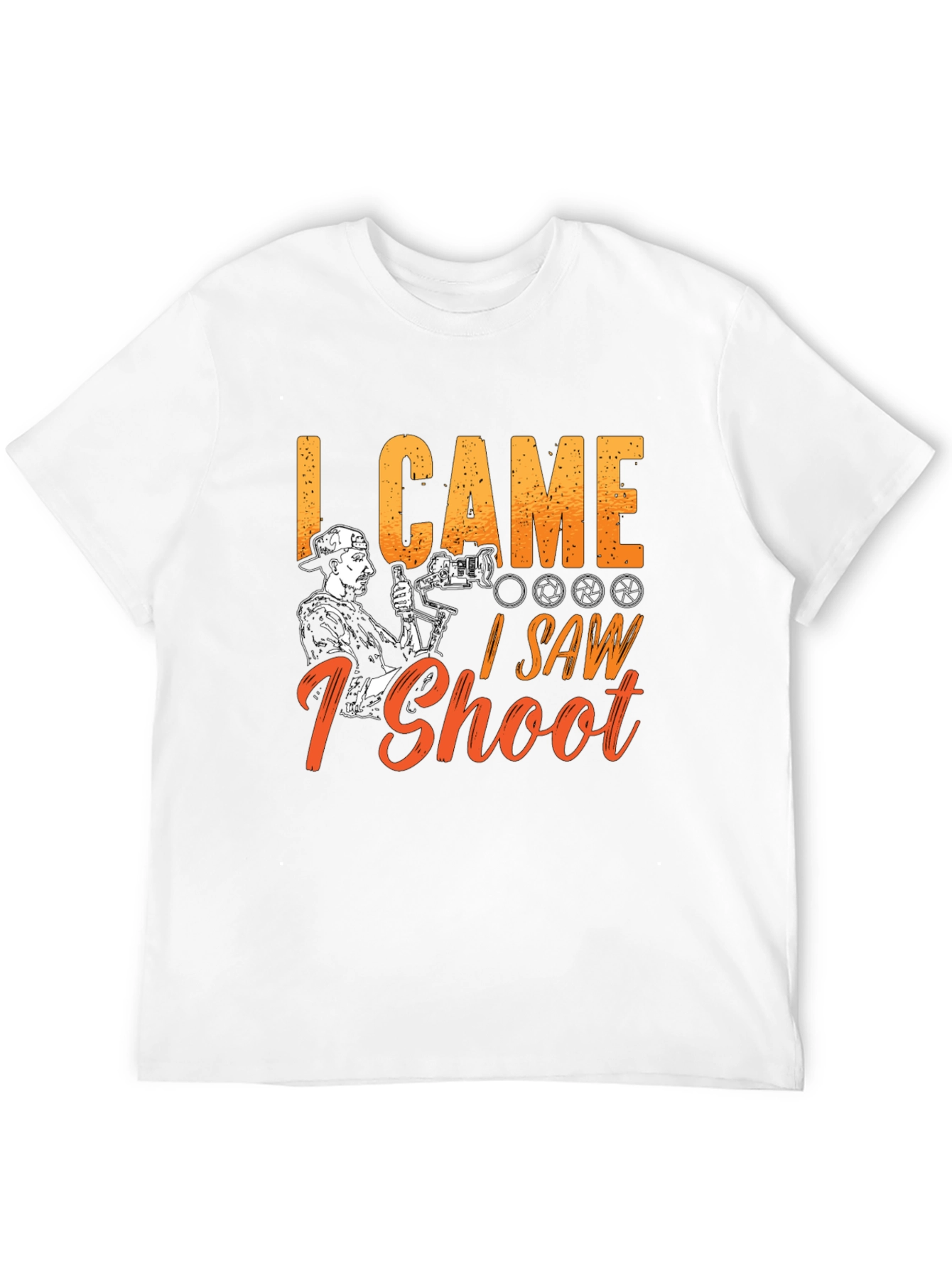 I Came I Saw I Shoot Photography T-Shirt
