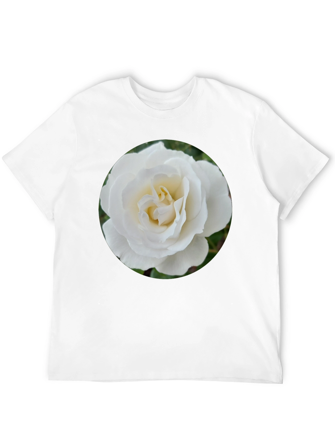 Rose Graphic Tee - Elegant Floral Design