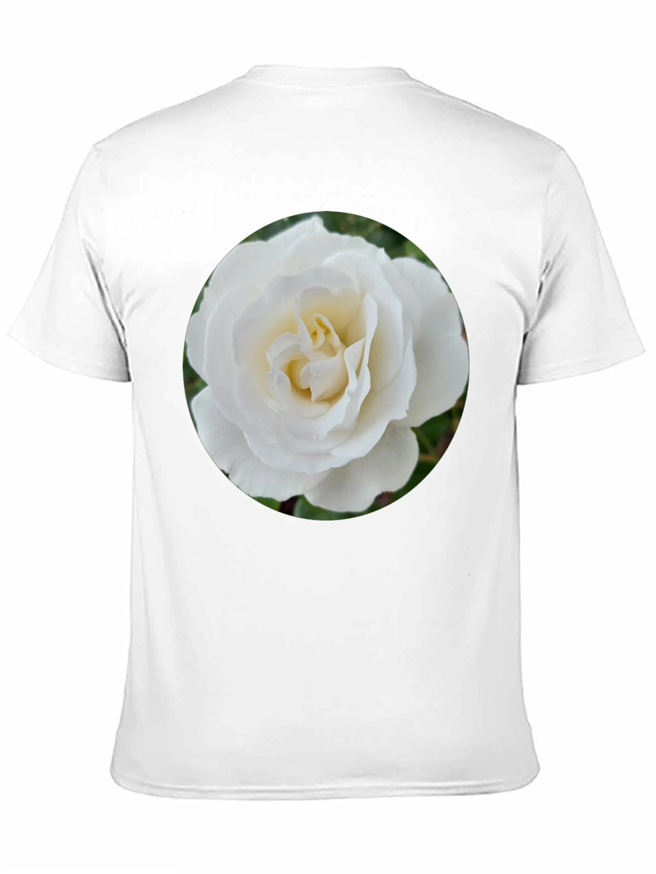 Rose Graphic Tee - Elegant Floral Design