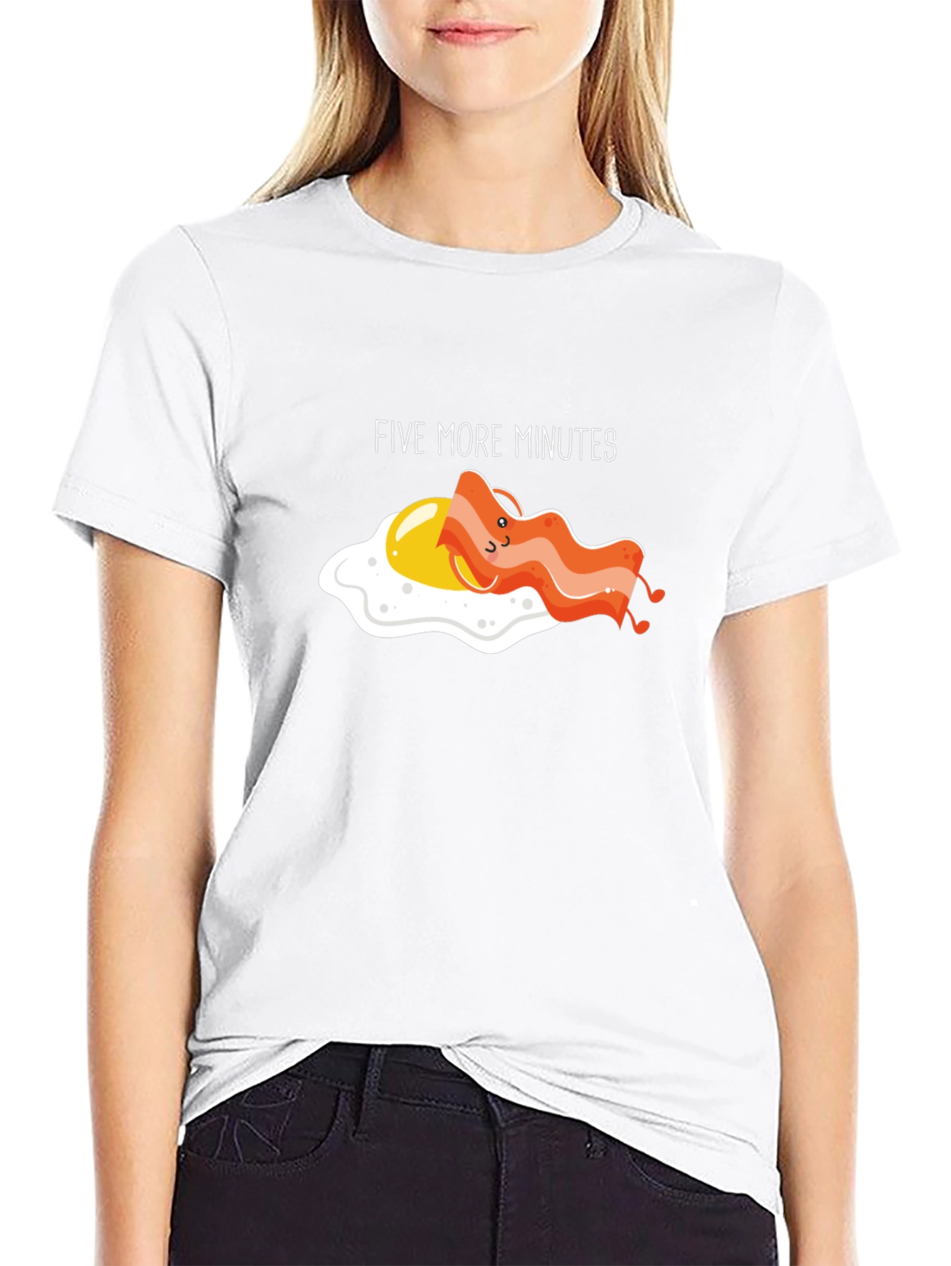 Funny Five More Minutes Breakfast T-Shirt