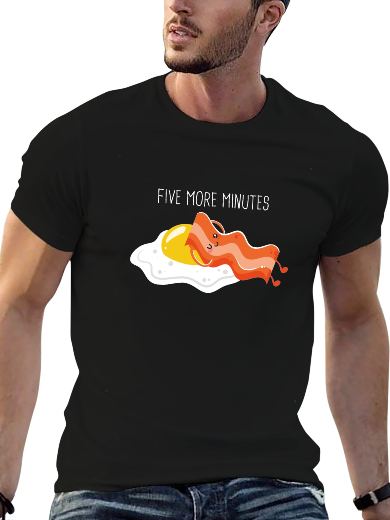 Funny Five More Minutes Breakfast T-Shirt