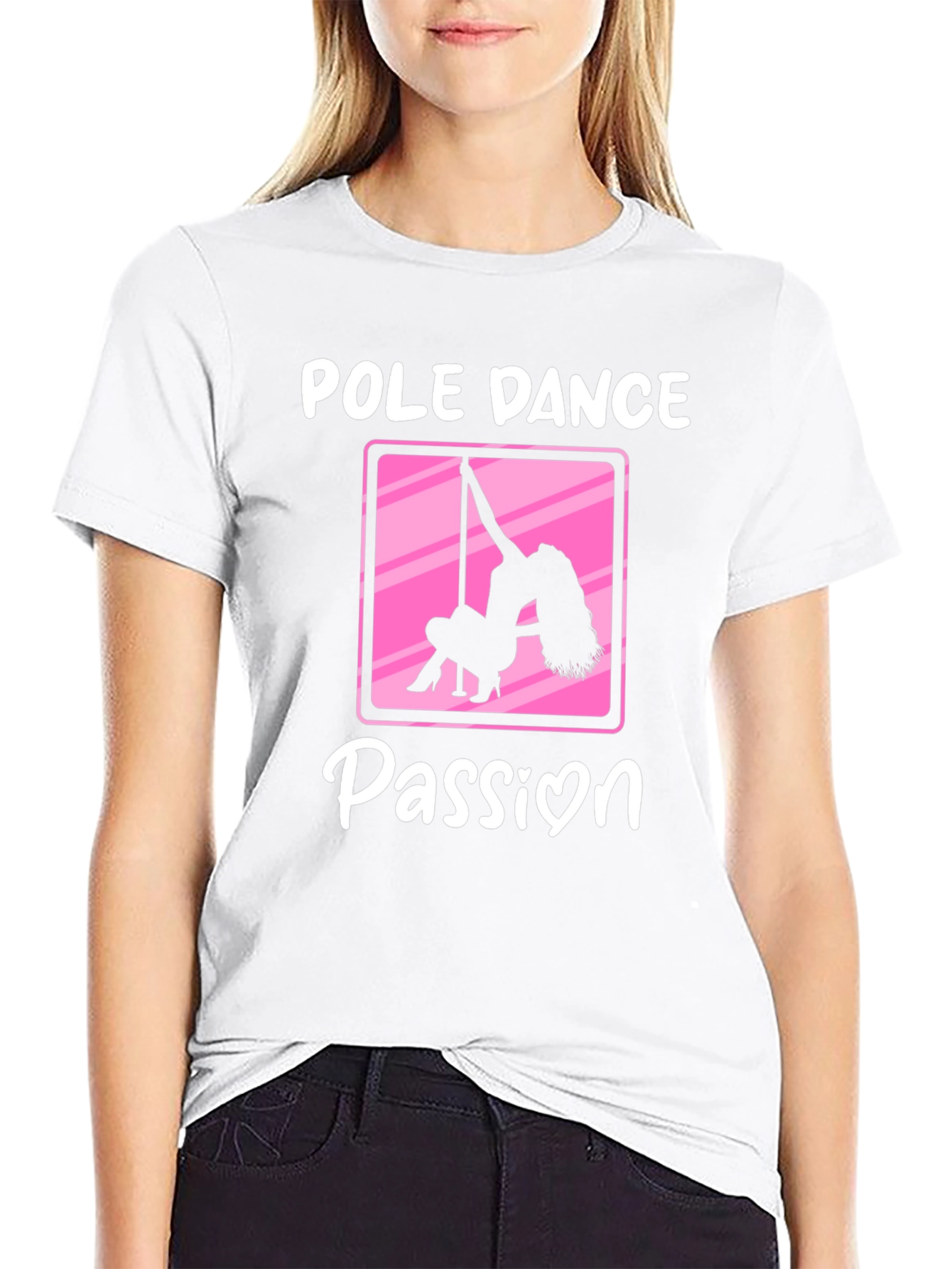Pole Dance Passion Black T-Shirt
