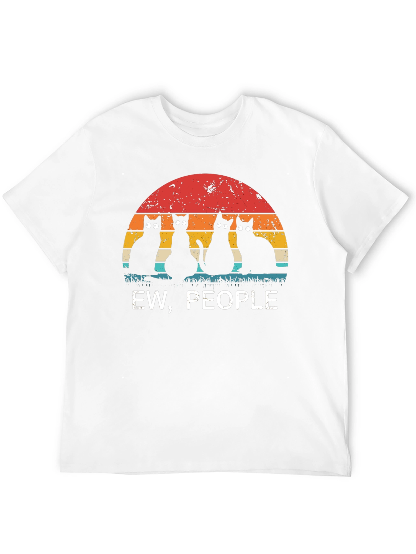 Ew People Black Cat Graphic Tee
