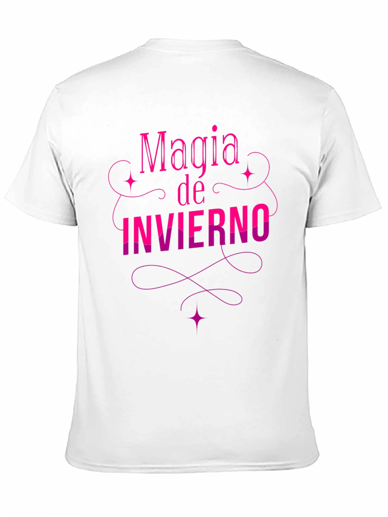 Magia de Invierno Graphic Tee - Stylish Black T-Shirt