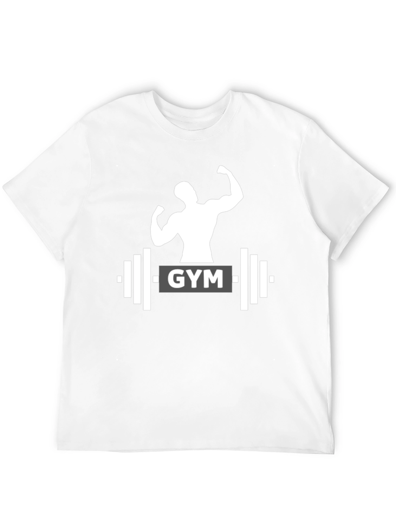 Gym Muscle Tee - Black Fitness T-Shirt