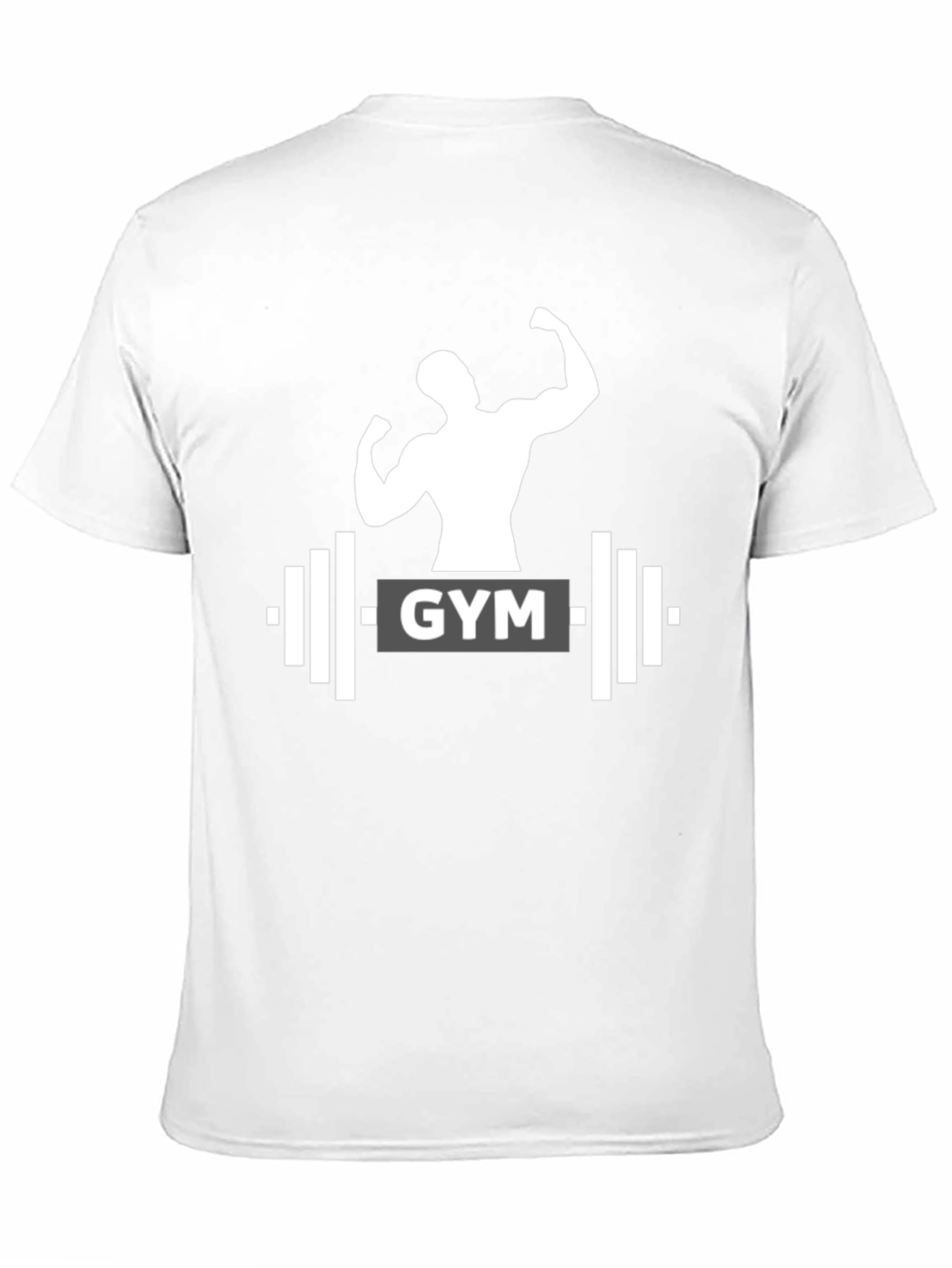 Gym Muscle Tee - Black Fitness T-Shirt
