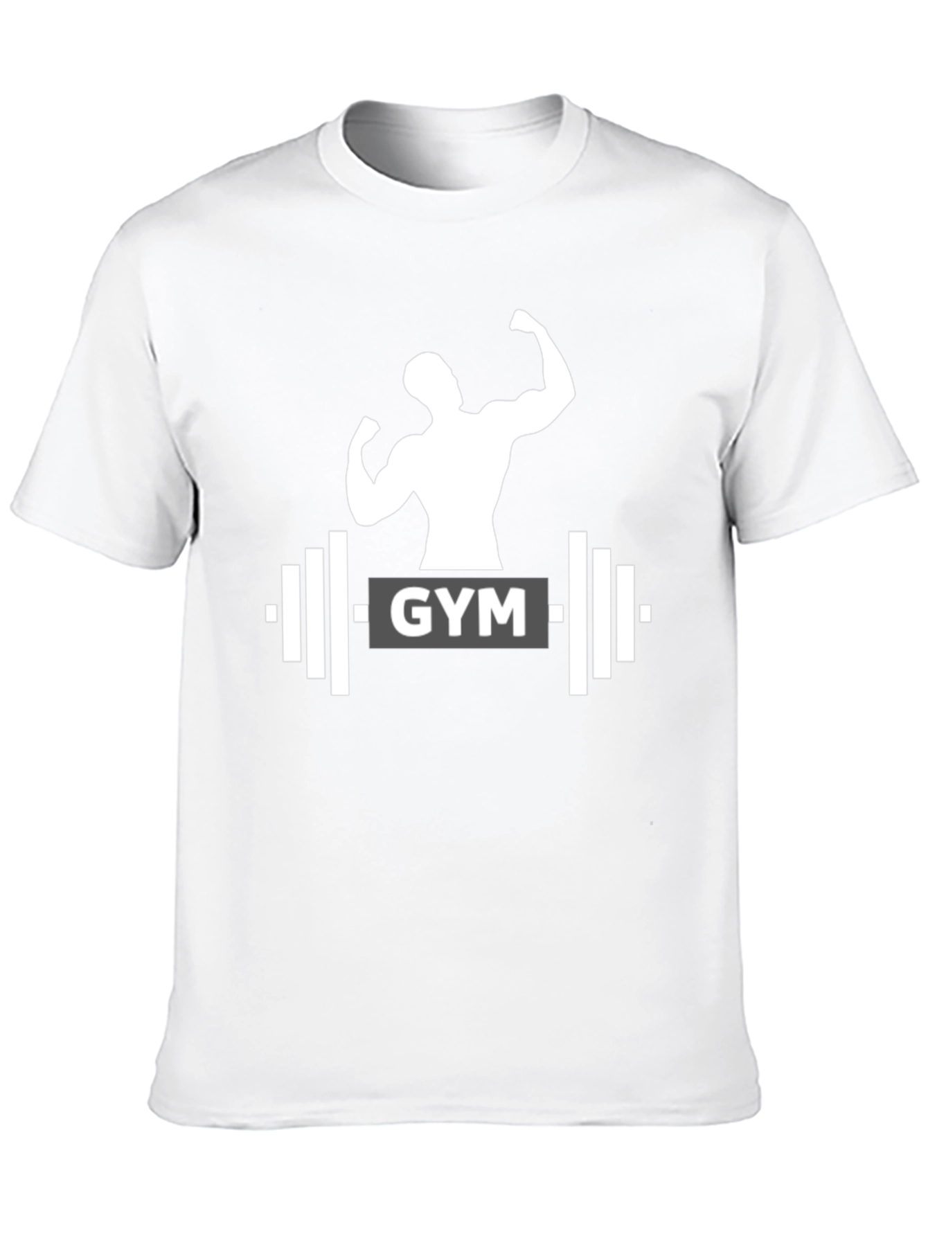 Gym Muscle Tee - Black Fitness T-Shirt