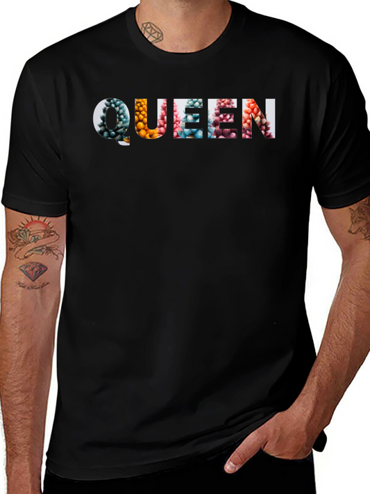 Queen Candy Color T-Shirt - Stylish Comfort