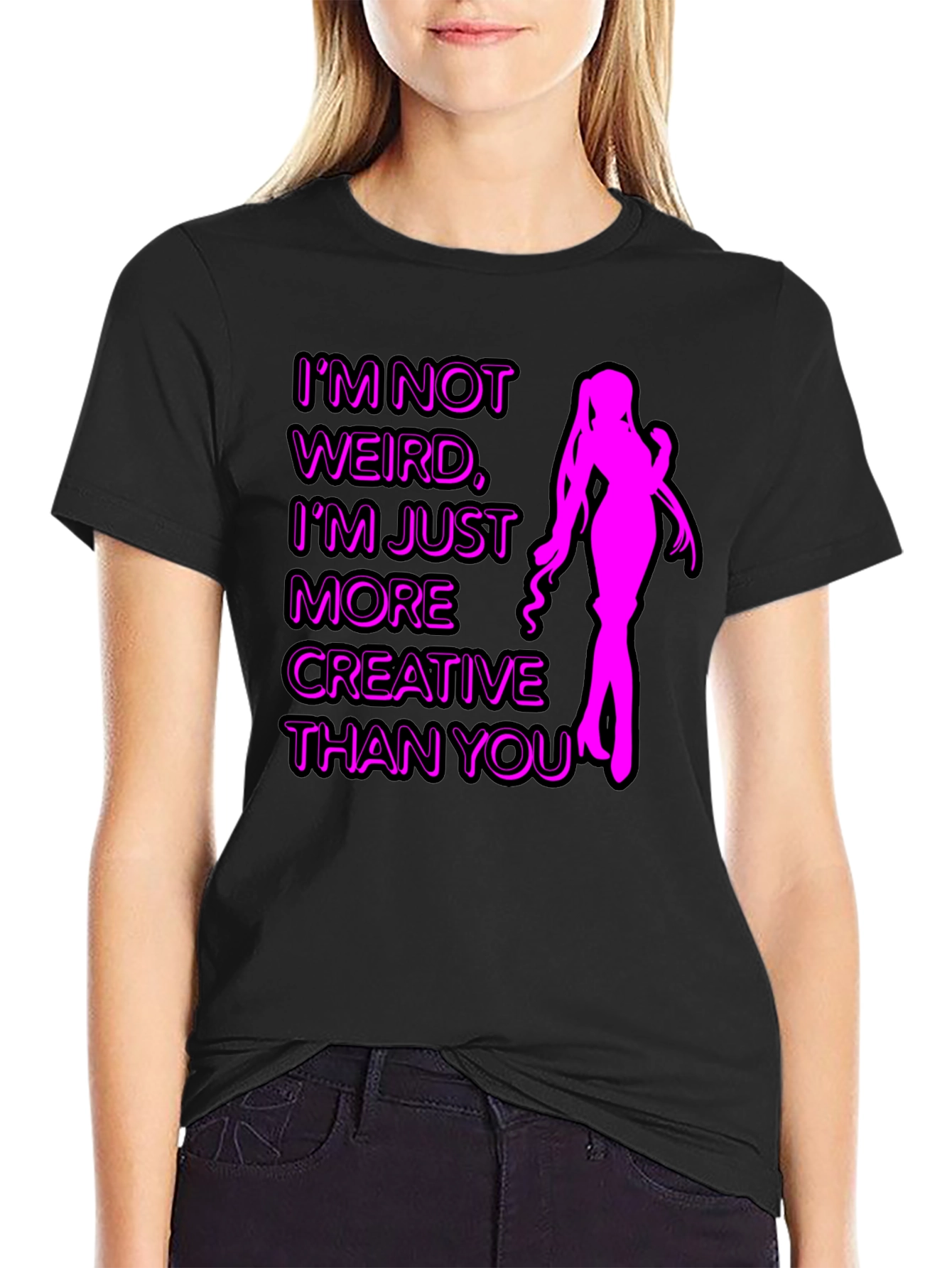 Im Not Weird T-Shirt - Creative Anime Design