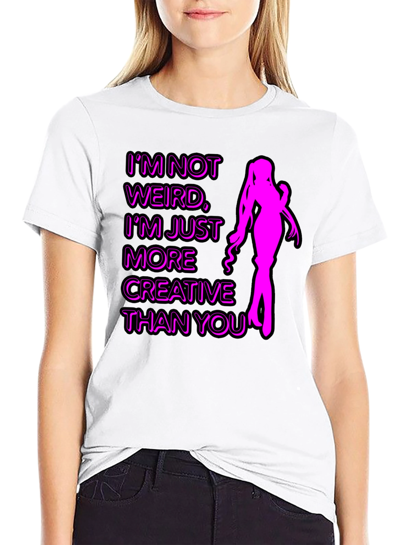Im Not Weird T-Shirt - Creative Anime Design