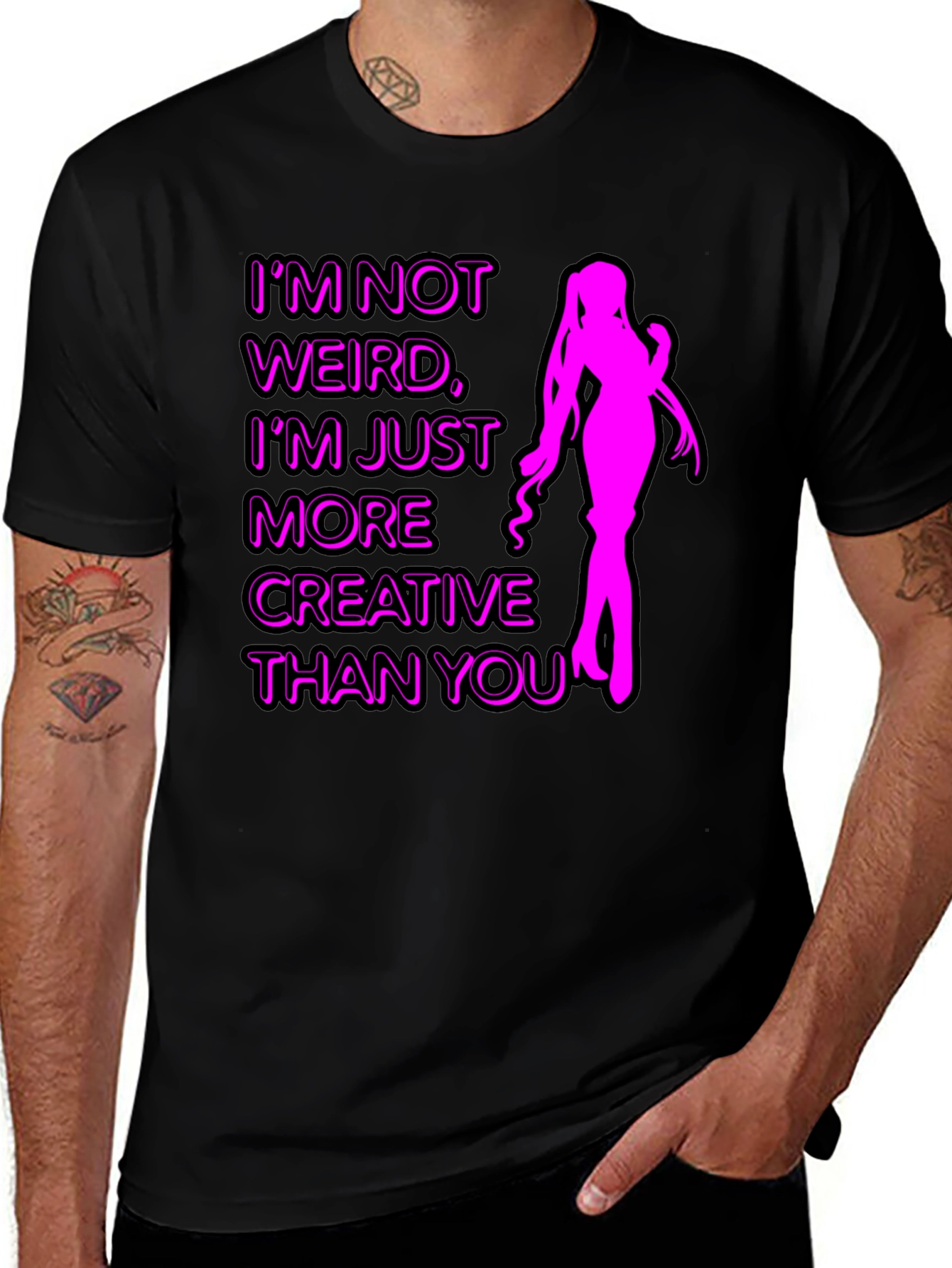 Im Not Weird T-Shirt - Creative Anime Design