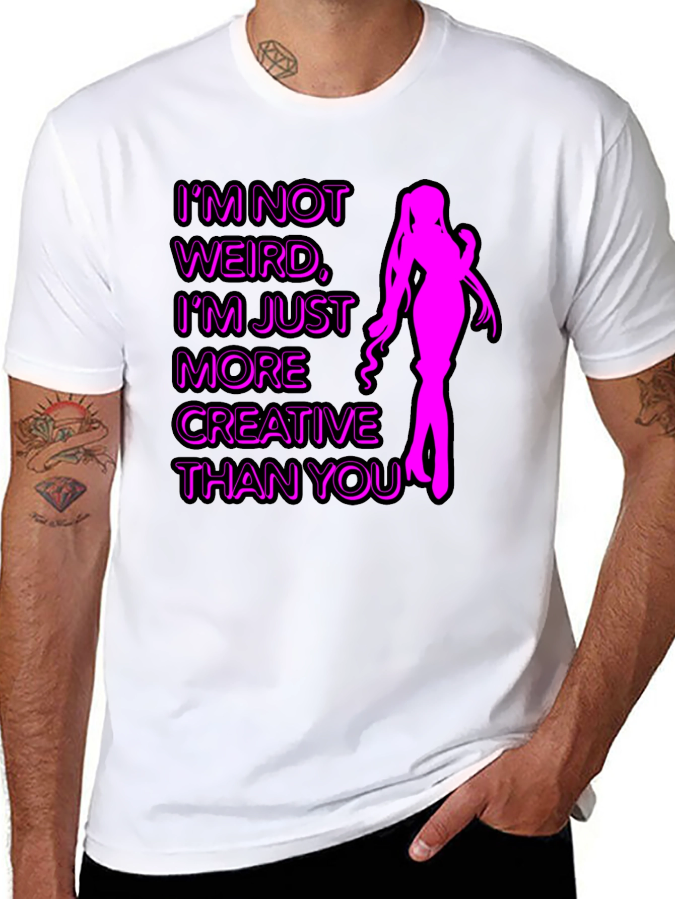 Im Not Weird T-Shirt - Creative Anime Design