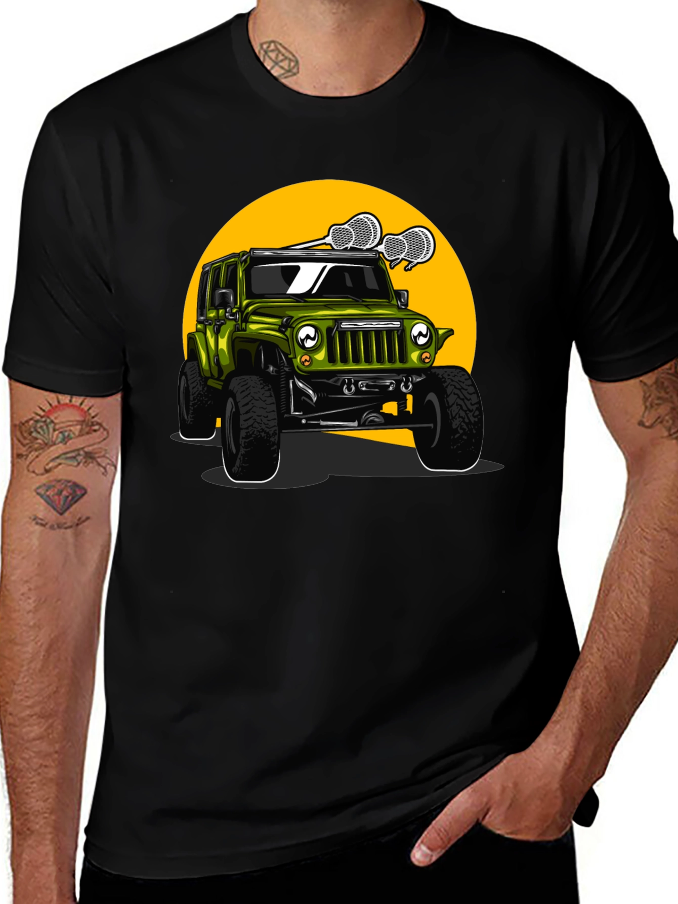 Off-Road Adventure Tee - Jeep & Lacrosse Design