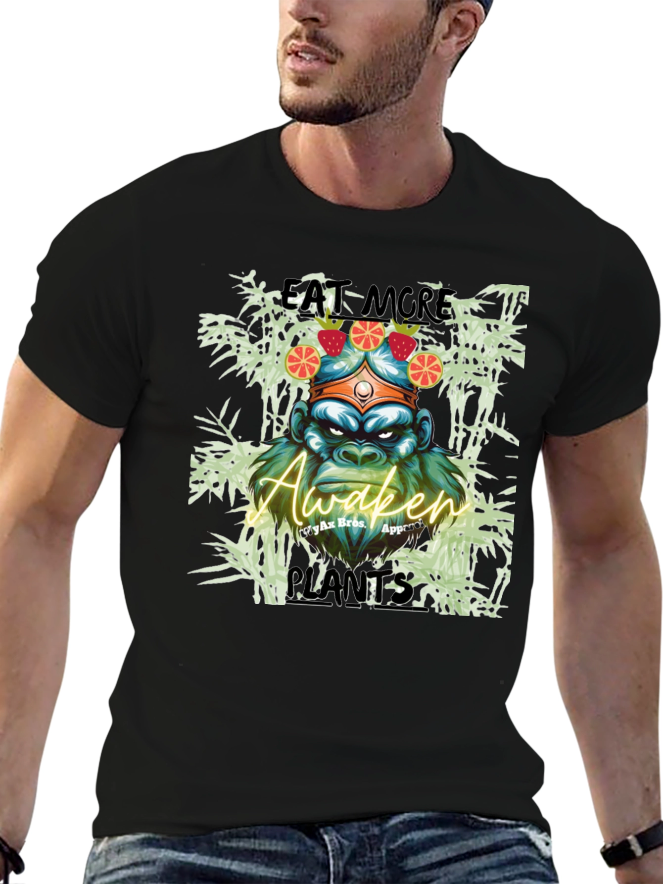 Eat More Plants Graphic T-Shirt