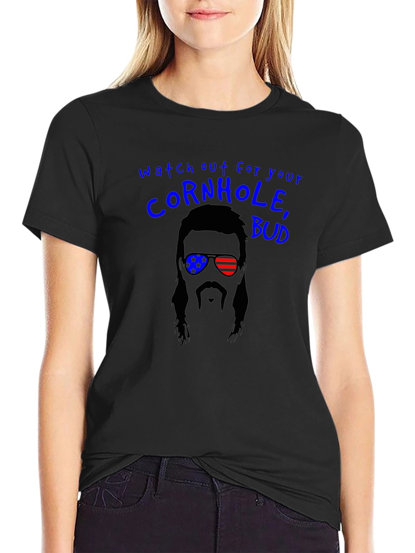 Watch Out Cornhole Bud T-Shirt