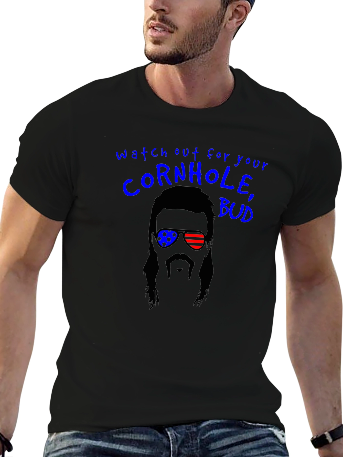 Watch Out Cornhole Bud T-Shirt