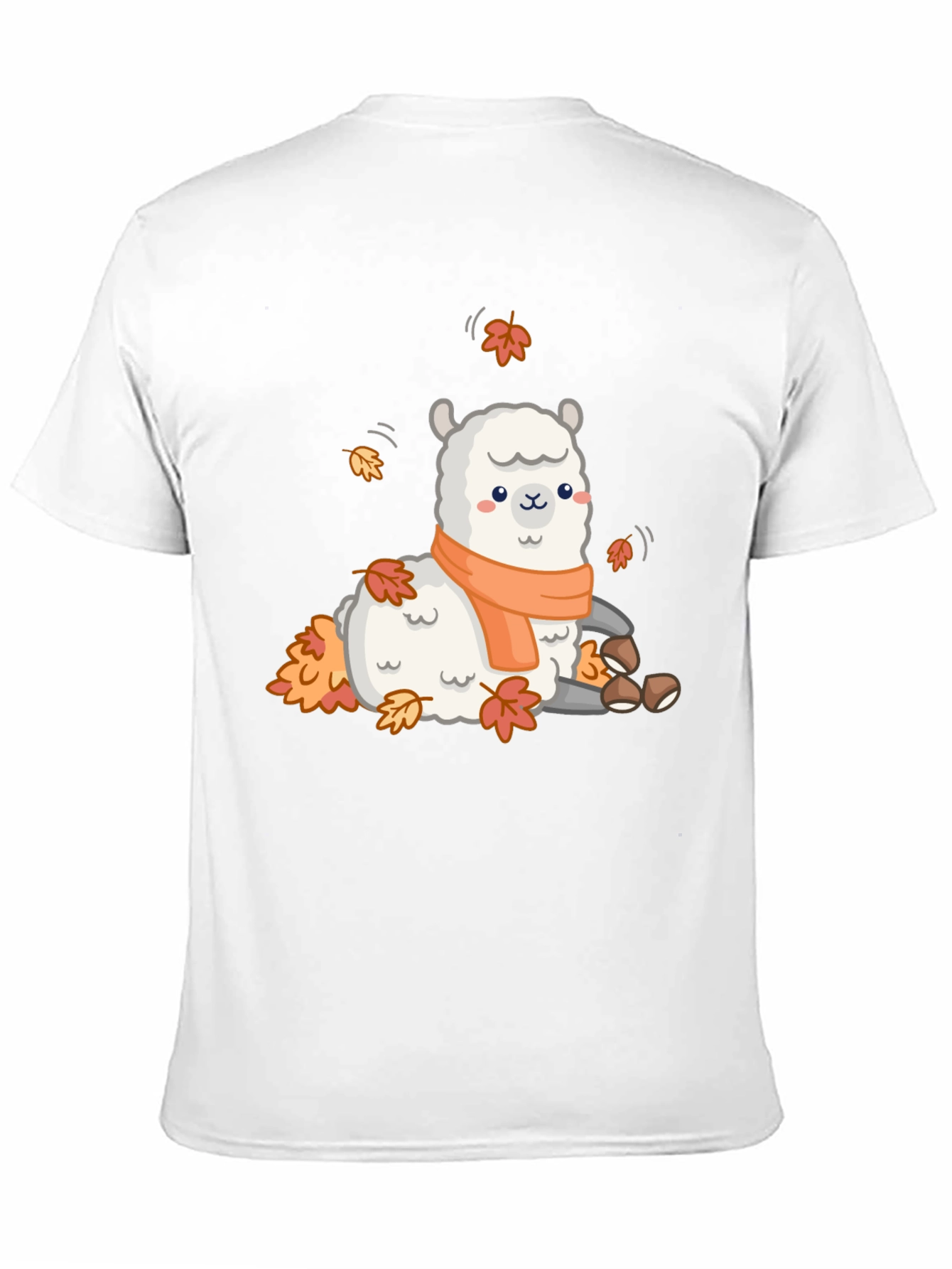 Cute Fall Llama T-Shirt - Autumn Vibes
