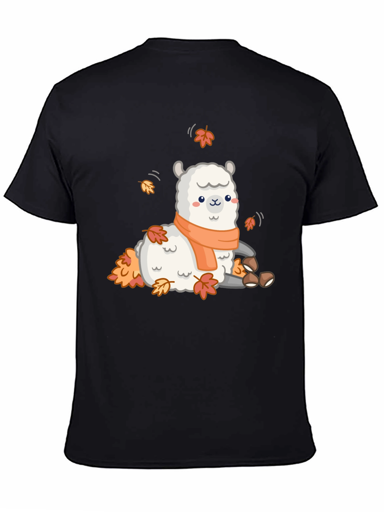 Cute Fall Llama T-Shirt - Autumn Vibes