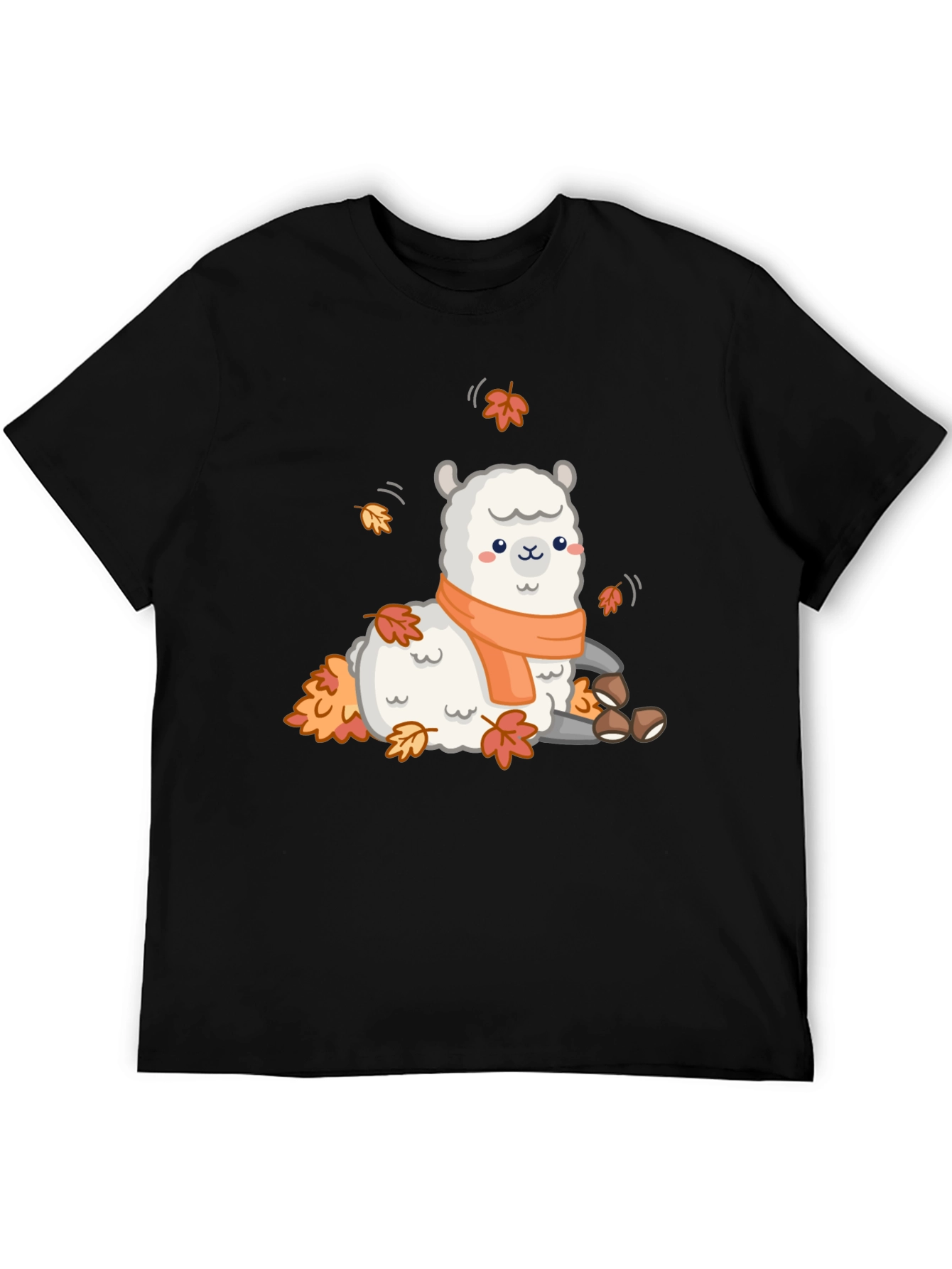 Cute Fall Llama T-Shirt - Autumn Vibes