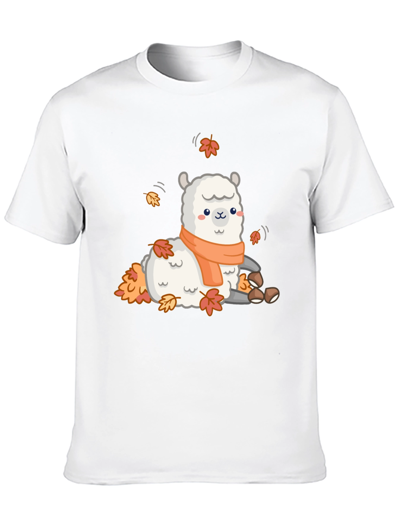 Cute Fall Llama T-Shirt - Autumn Vibes