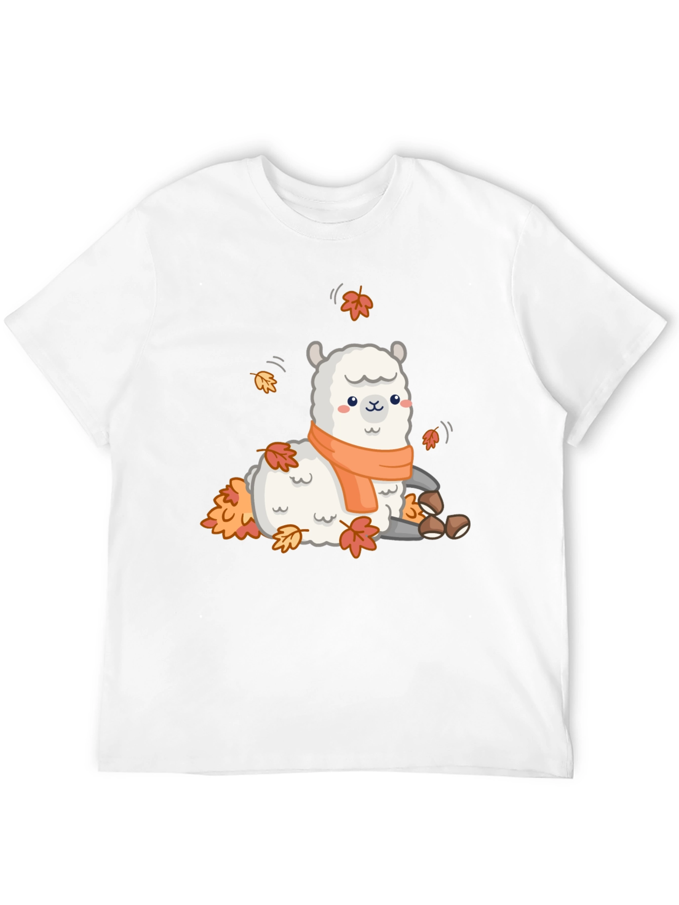 Cute Fall Llama T-Shirt - Autumn Vibes