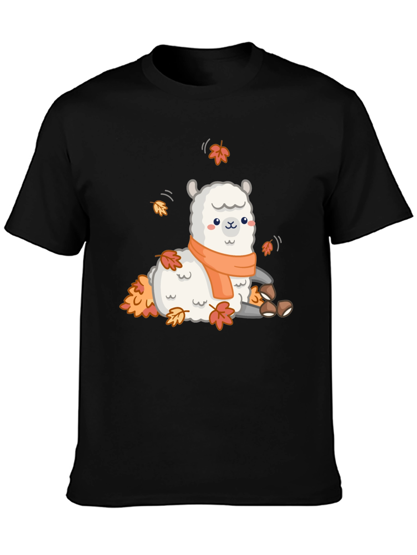 Cute Fall Llama T-Shirt - Autumn Vibes
