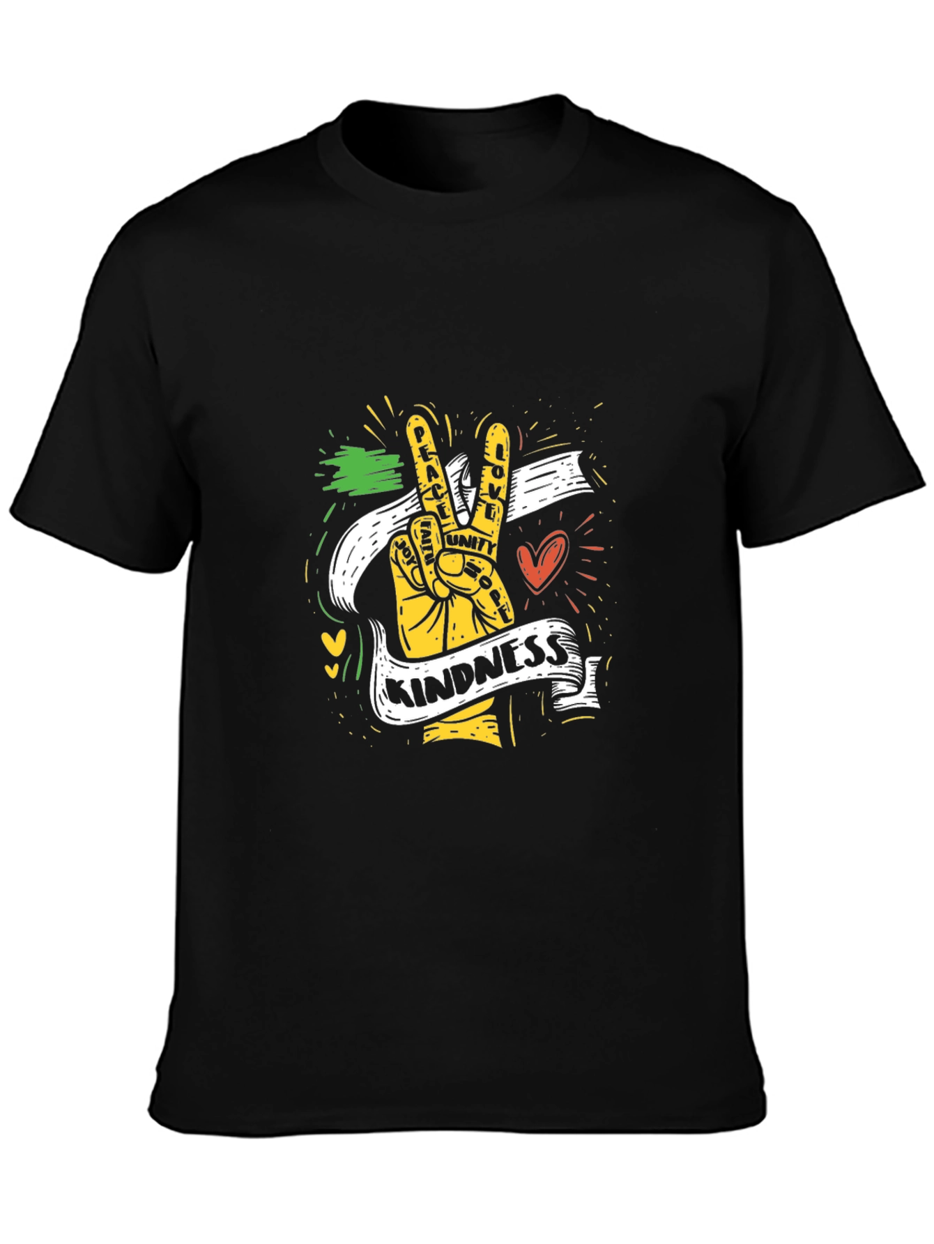 Peace Unity & Kindness Graphic T-Shirt