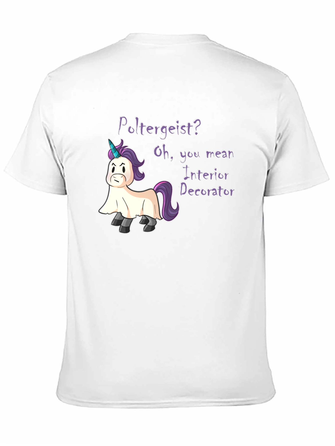 Poltergeist Unicorn Humor T-Shirt