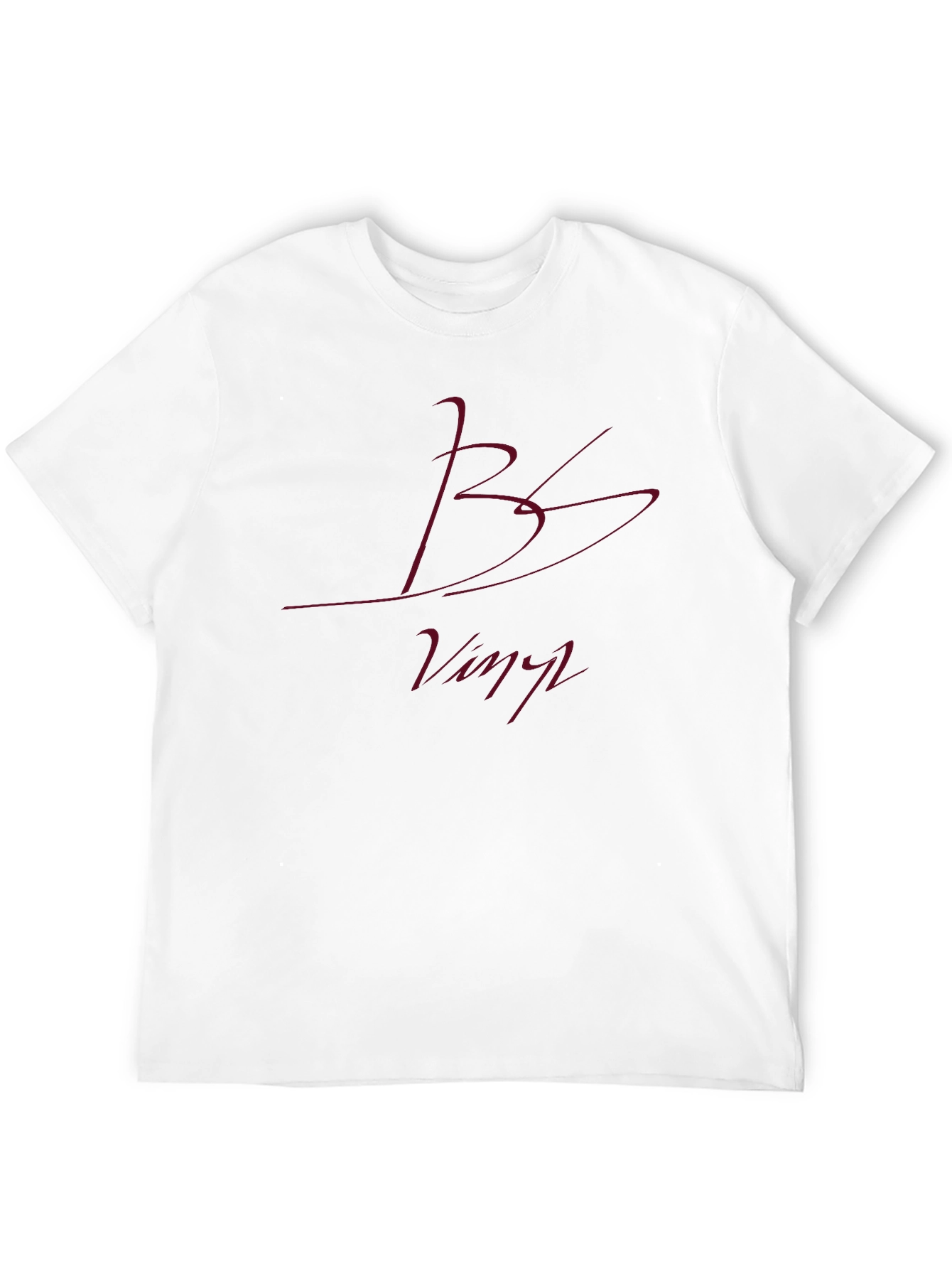 BS Vinyl Graphic Tee - Black Casual T-Shirt