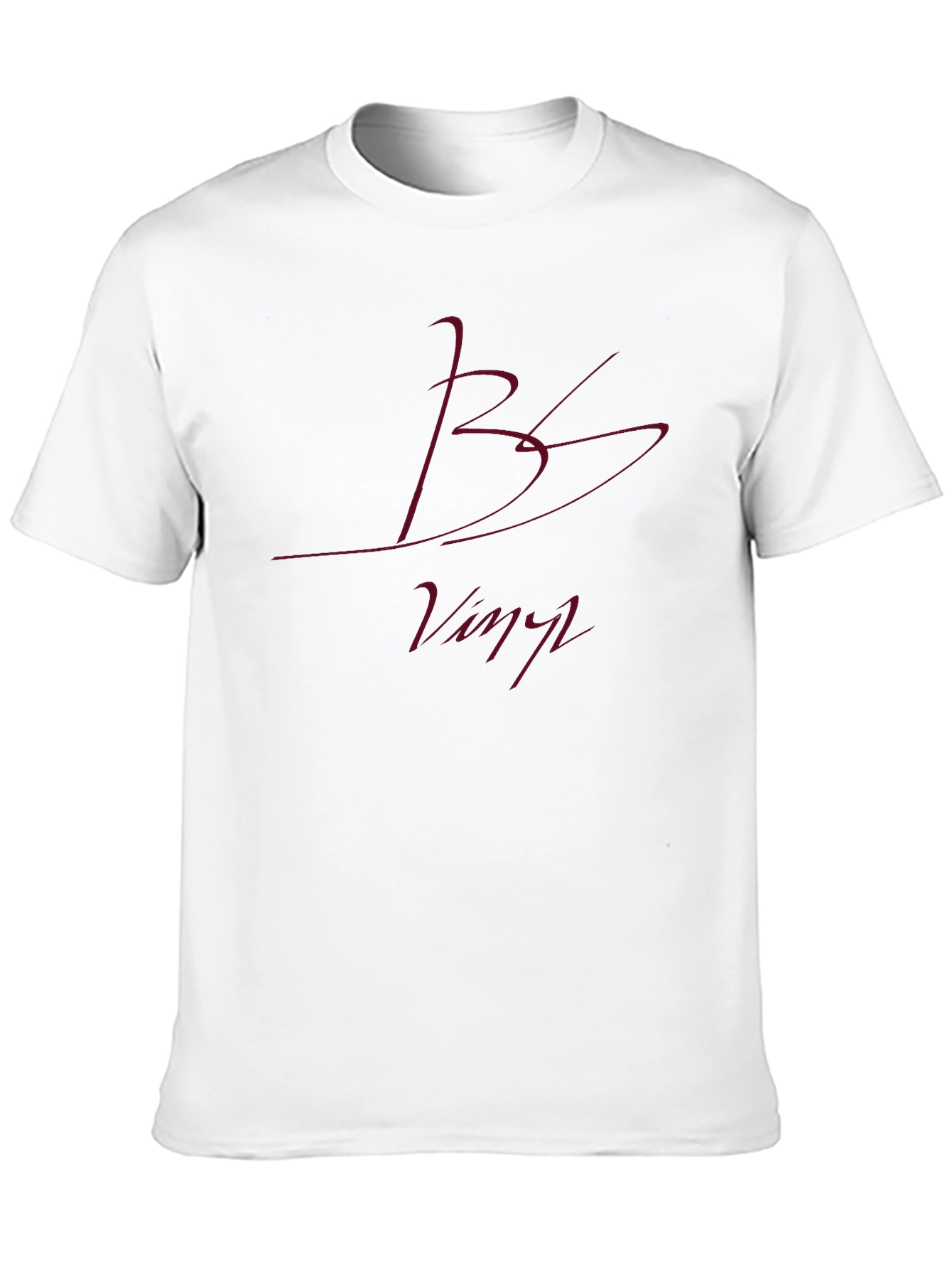 BS Vinyl Graphic Tee - Black Casual T-Shirt
