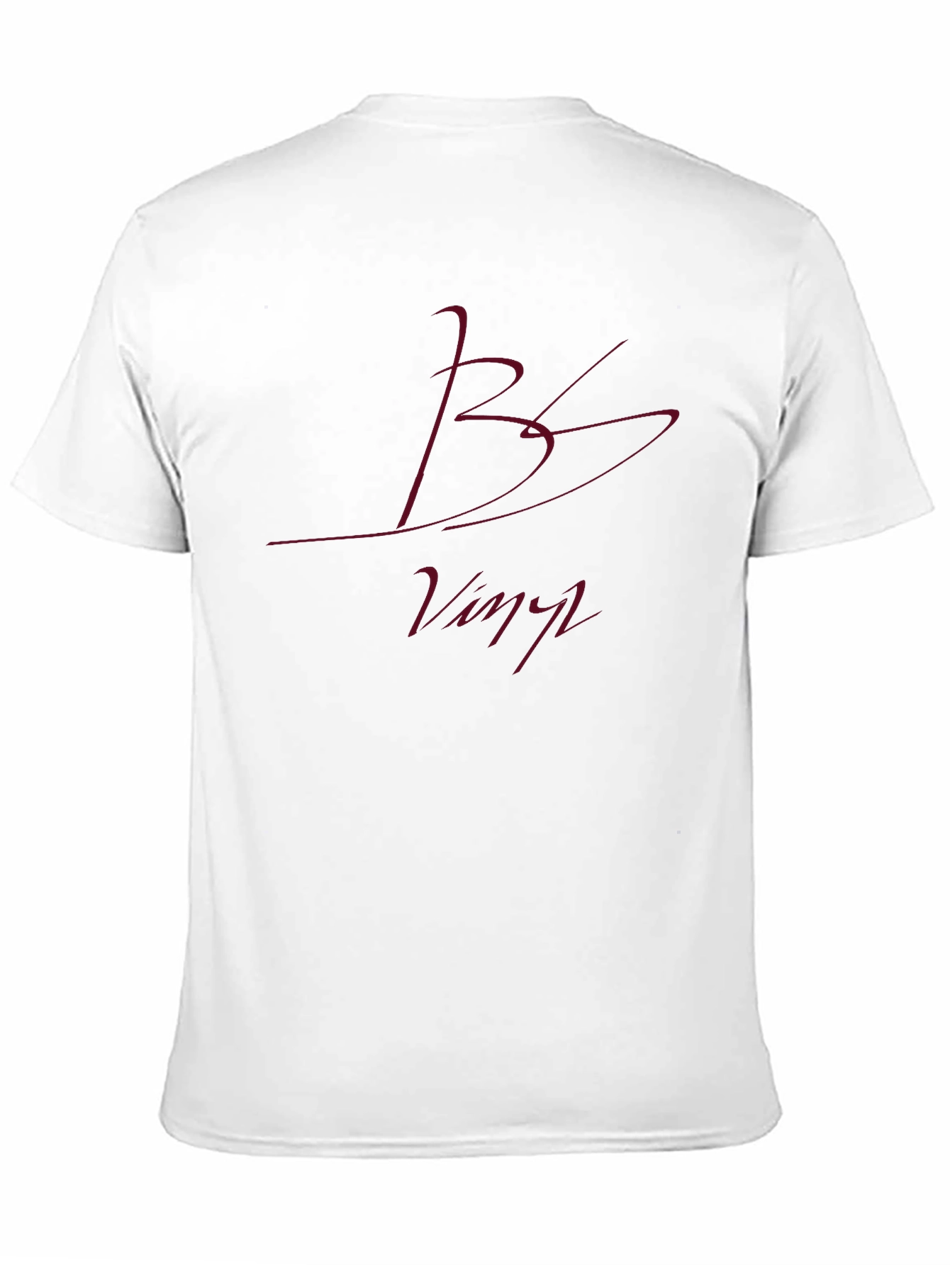 BS Vinyl Graphic Tee - Black Casual T-Shirt