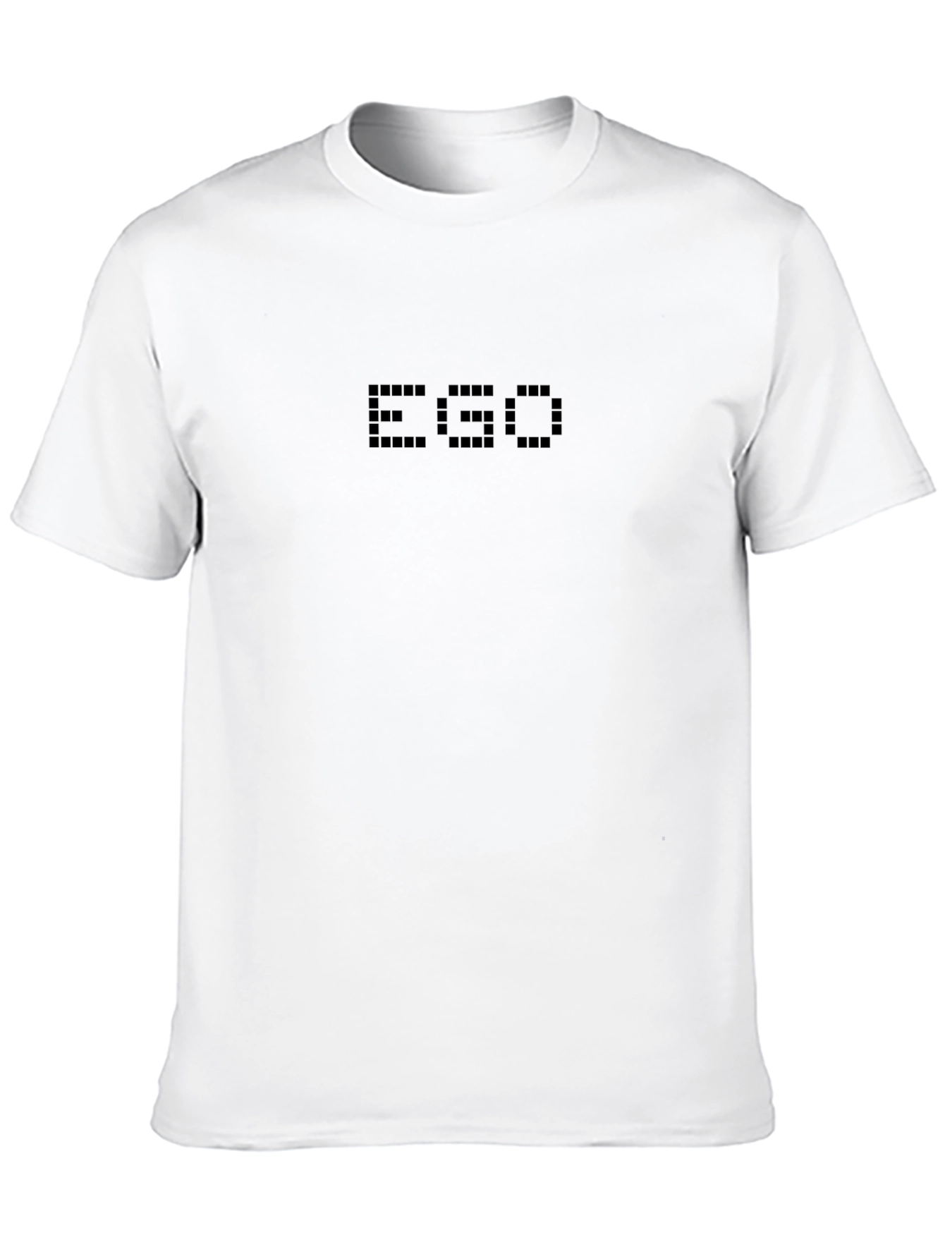 EGO Pixelated Graphic Black T-Shirt