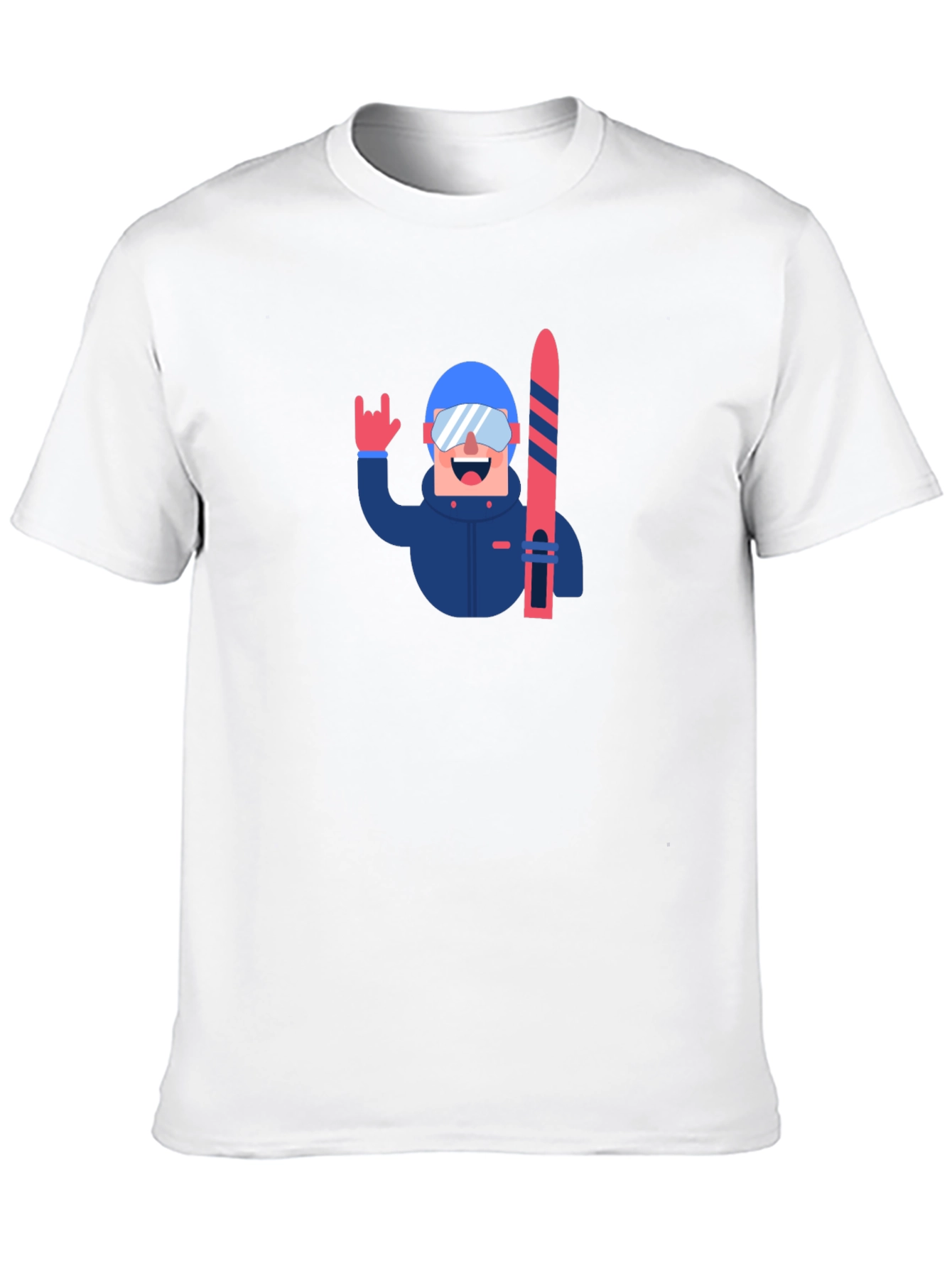 Cool Skiing T-Shirt - Unique Graphic Tee