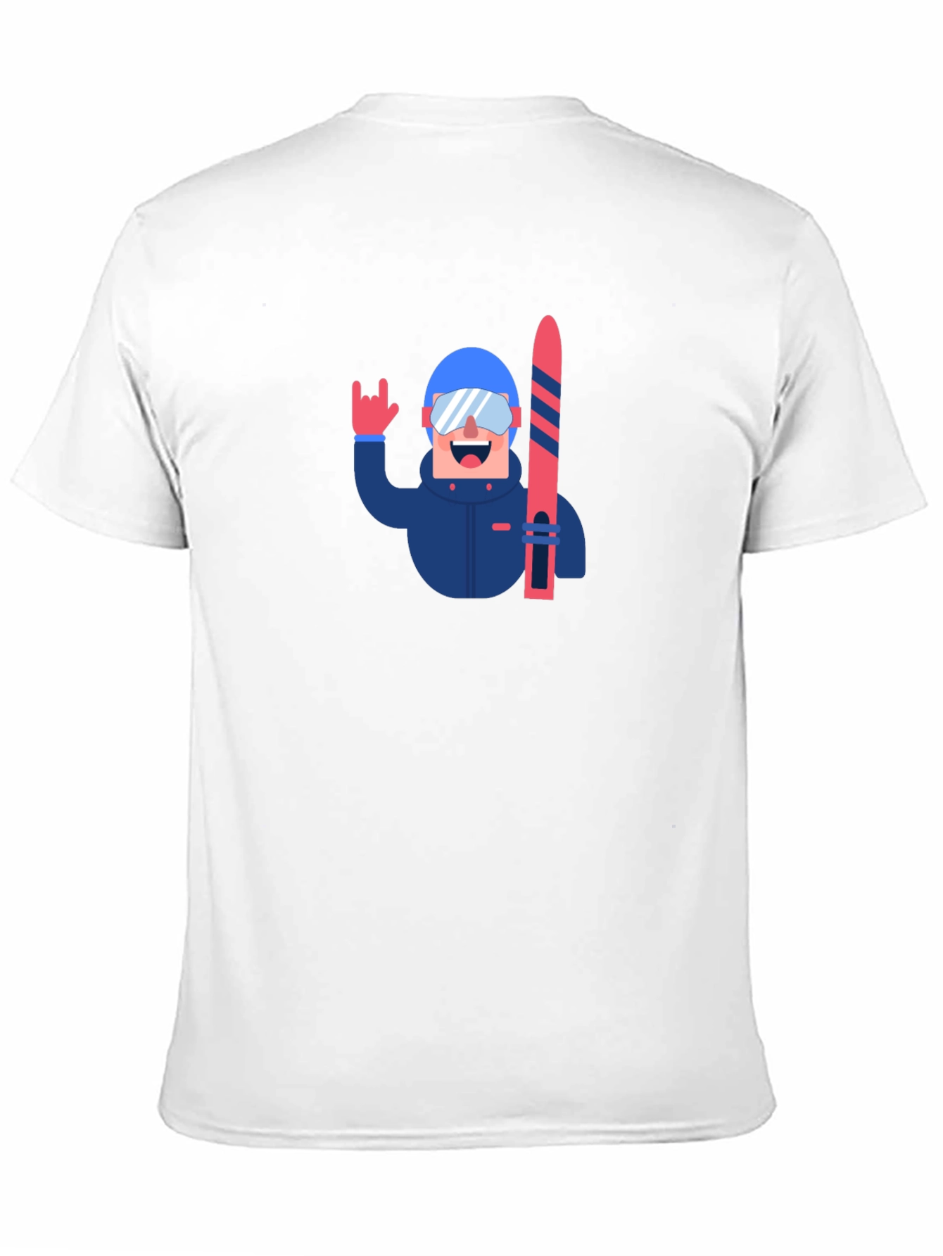 Cool Skiing T-Shirt - Unique Graphic Tee