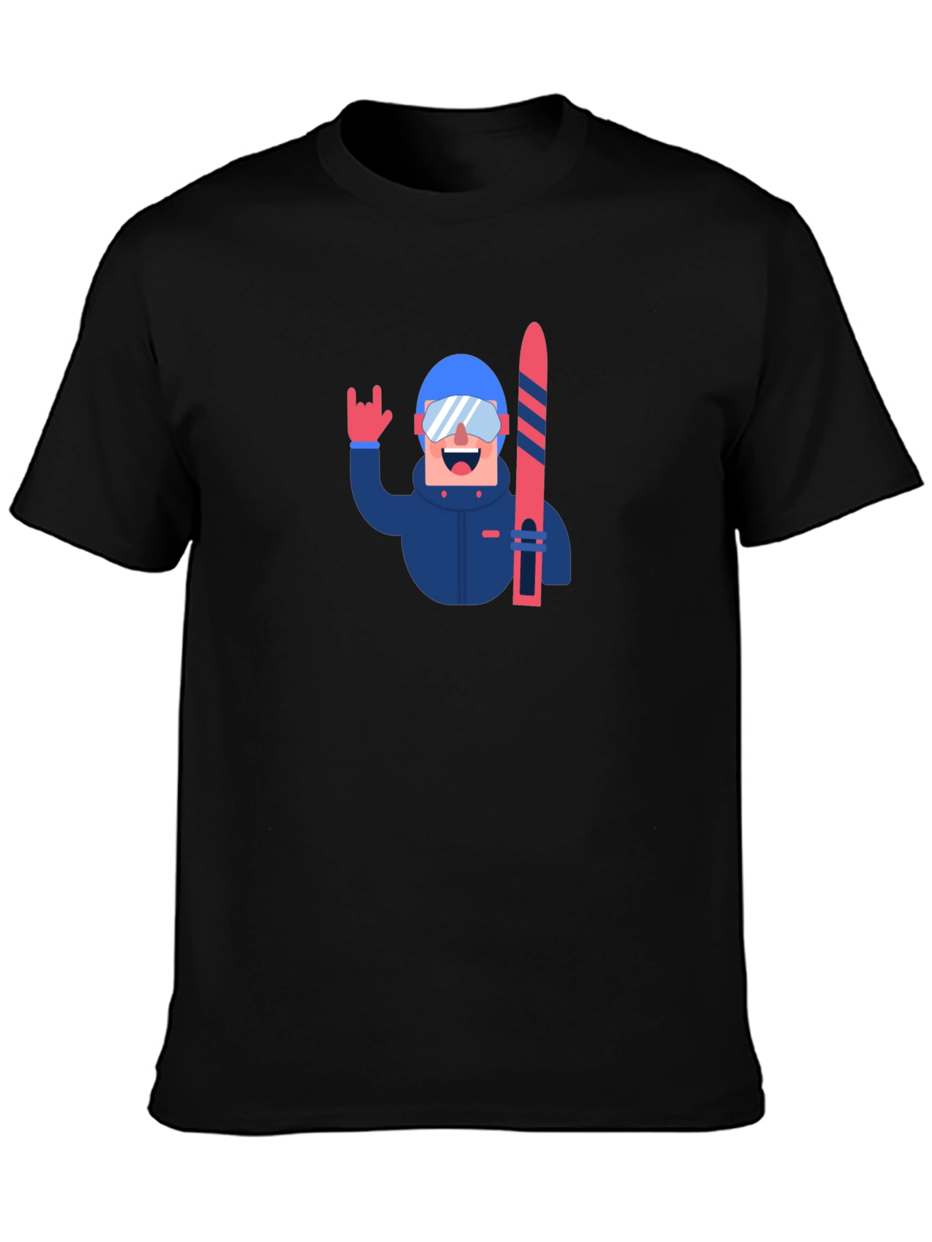 Cool Skiing T-Shirt - Unique Graphic Tee