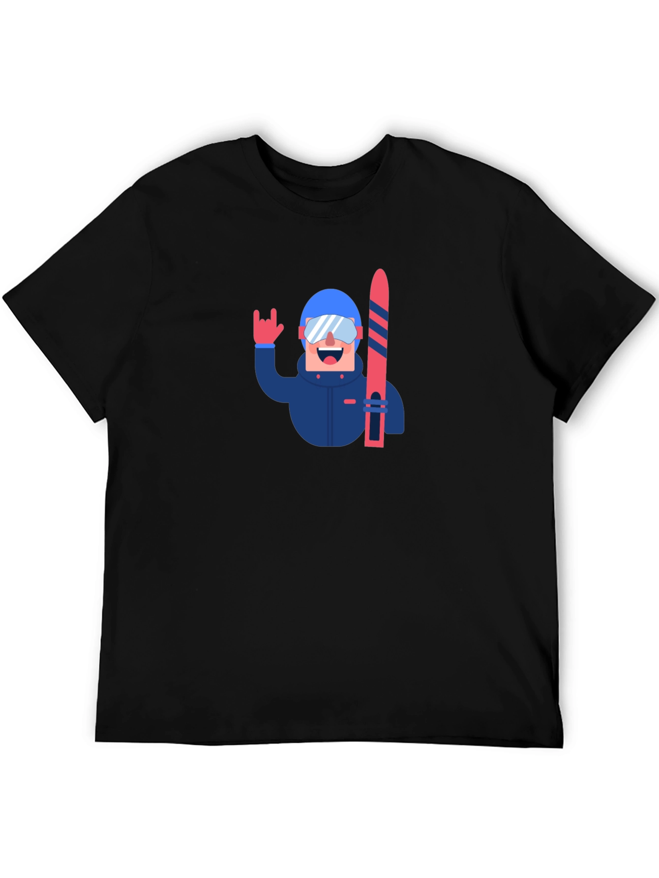 Cool Skiing T-Shirt - Unique Graphic Tee