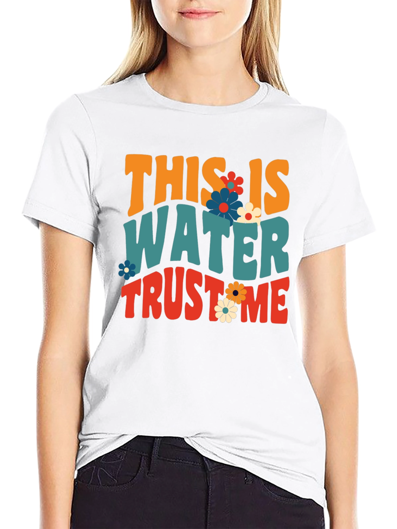Retro This is Water Trust Me Graphic Tee